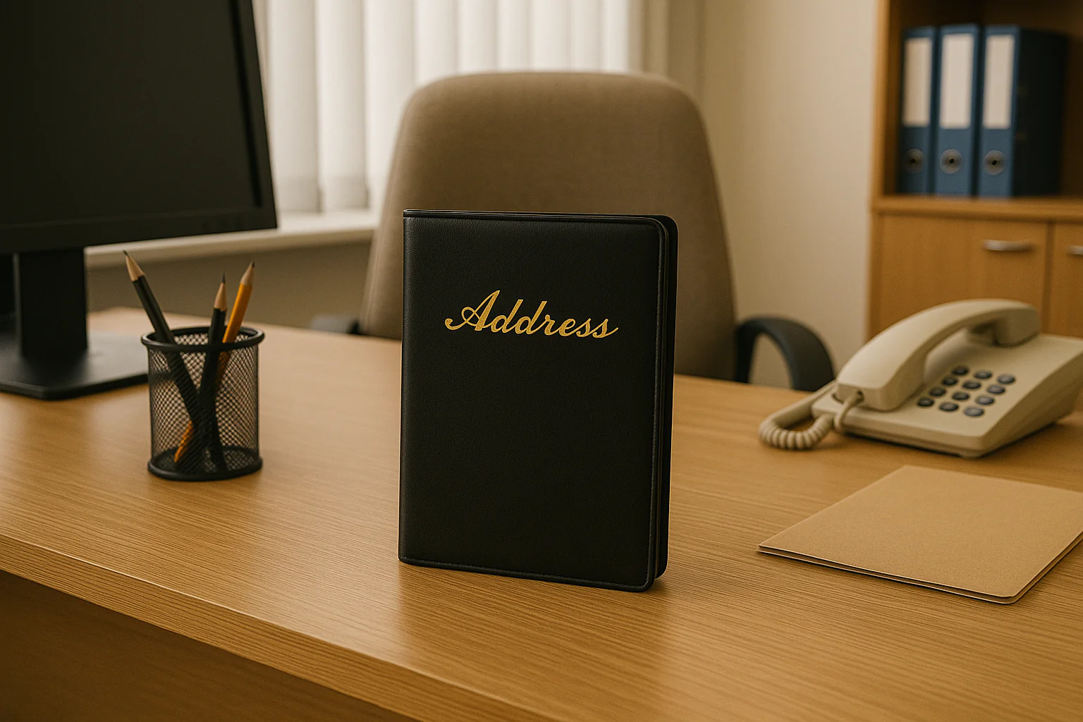 Skymall 100 Page Address Book Black with Address On Cover - Image 2