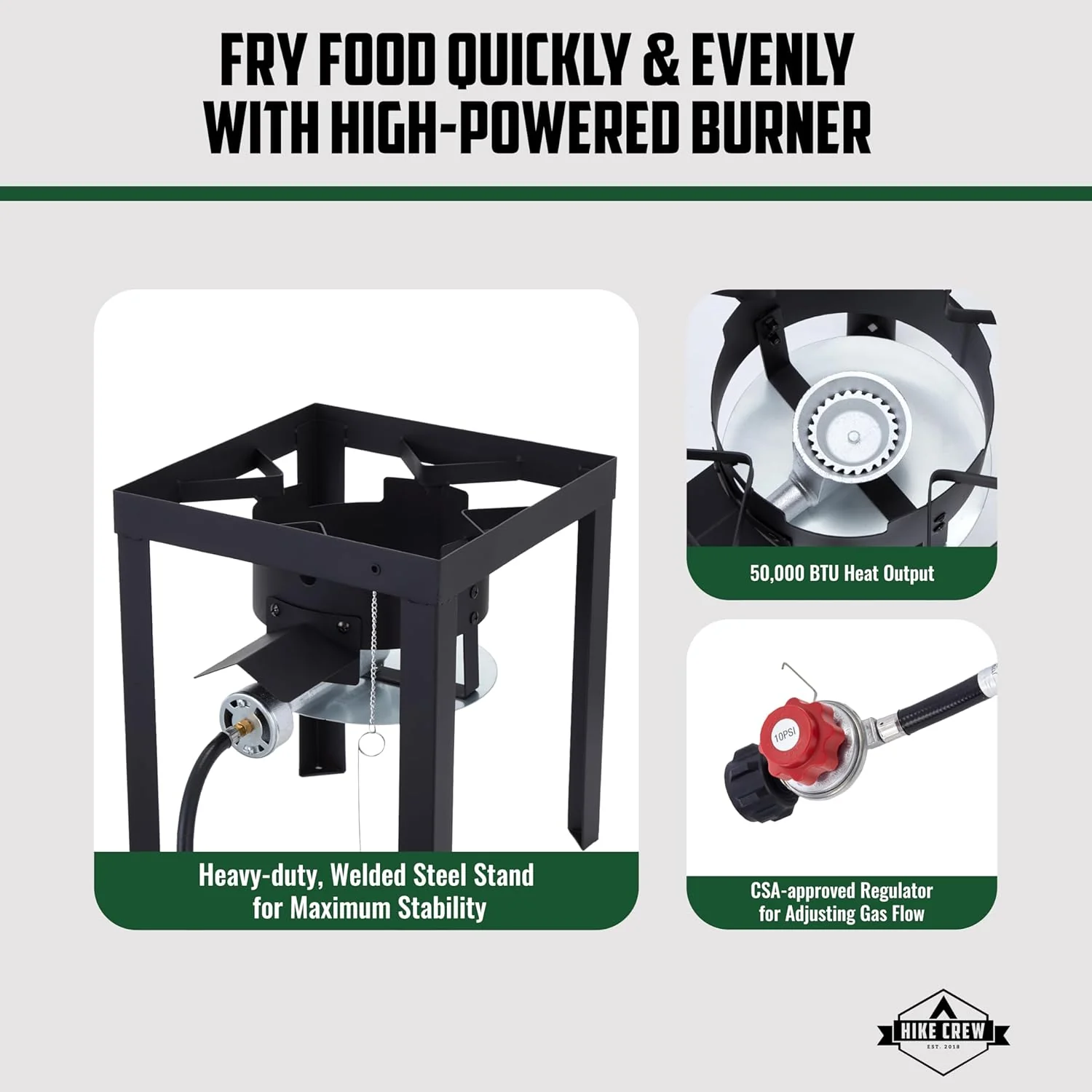 Outdoor Turkey Fryer Kit W/30Qt Boiler Pot, Turkey Fryer Pot, Stand & More - Image 7
