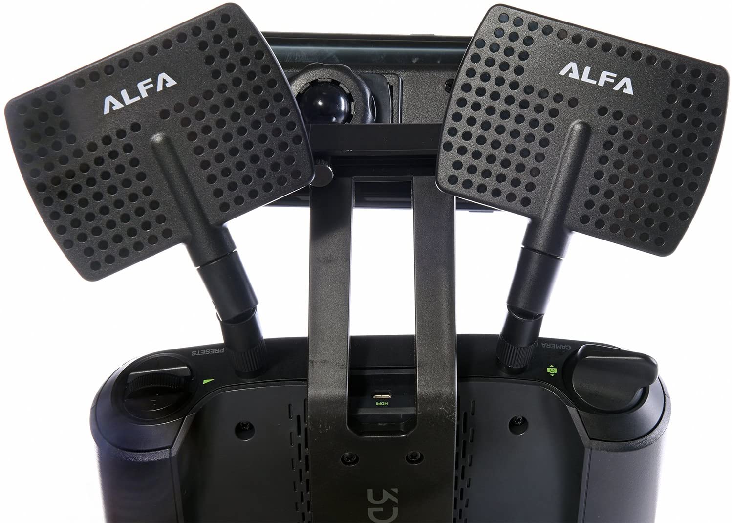Alfa 2.4HGz 7dBi RP-SMA Panel Screw-On Swivel Antenna Netwrok Adaptors - Image 4