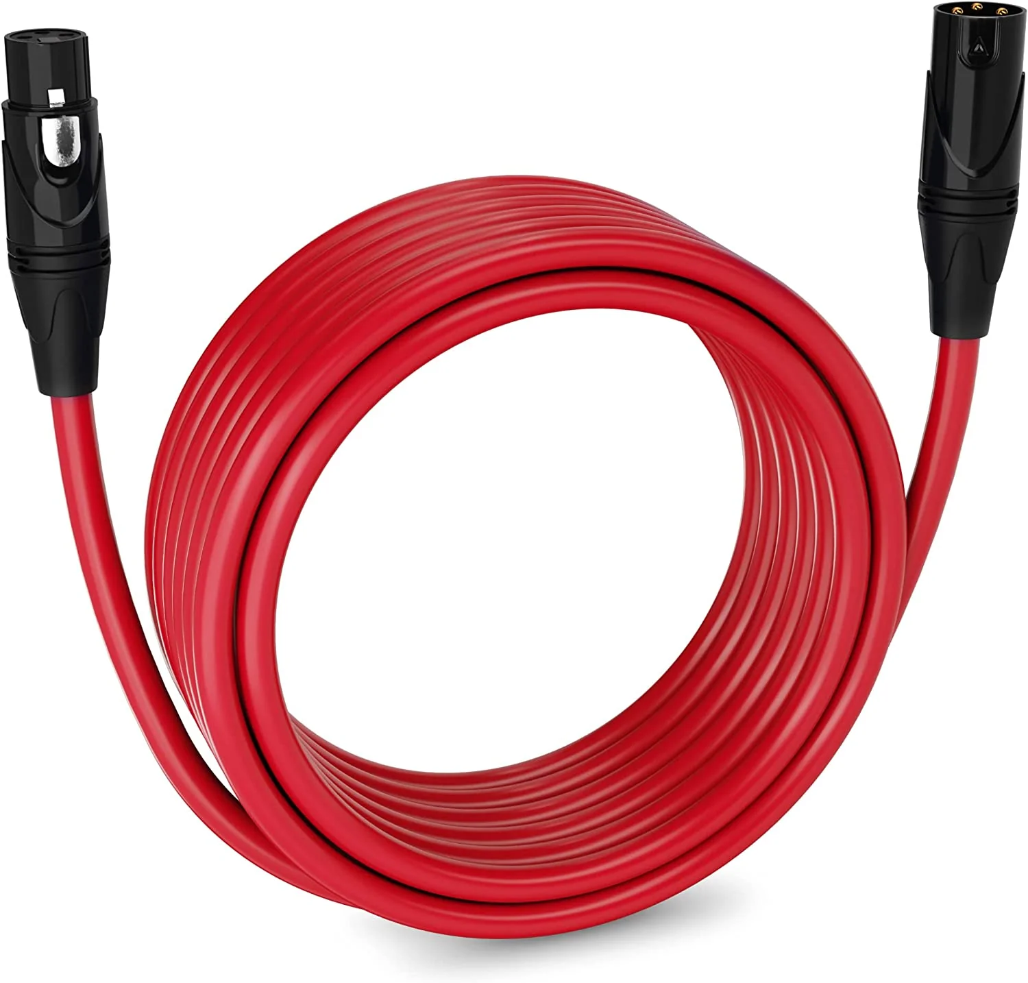 Microphone XLR Cable, Male to Female, 3 Pin Mic Cable for Pro Audio Interface, 25 feet - Image 4