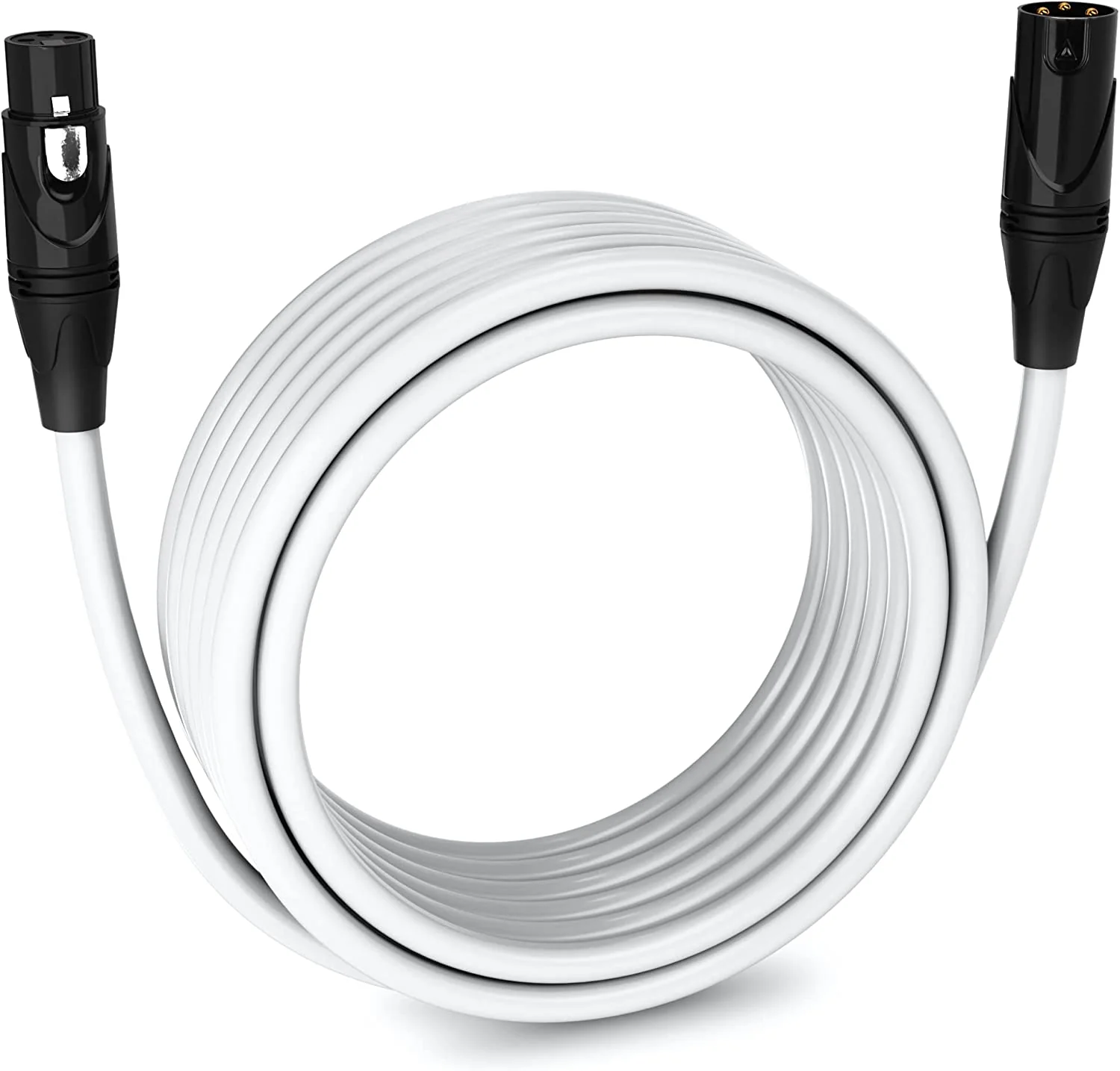 Microphone XLR Cable, Male to Female, 3 Pin Mic Cable for Pro Audio Interface, 25 feet - Image 9