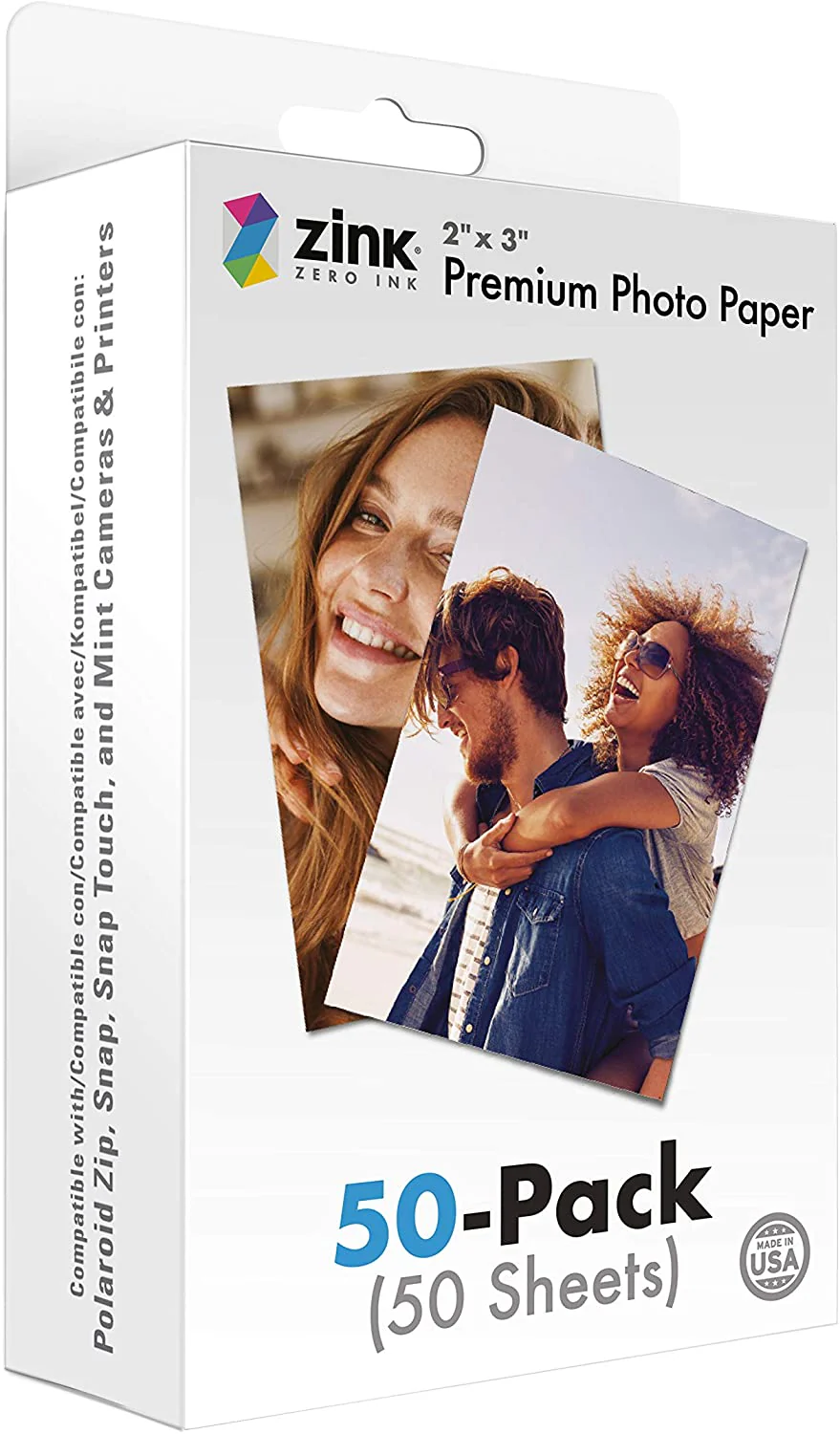 2"x3" Premium Instant Photo Paper Compatible with Polaroid Snap, Snap Touch, Zip and Mint Cameras and Printers - Image 4
