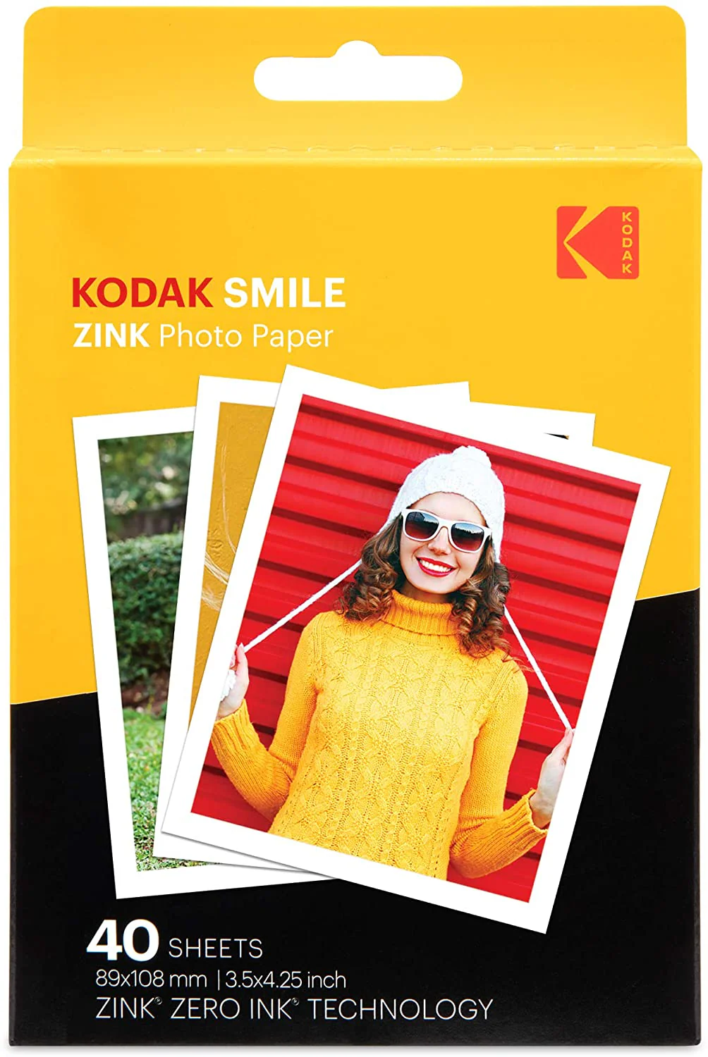 Kodak Zink 3.5x4.25 inch (10 Sheets) Premium Print Photo Paper Compatible with Kodak Smile Classic Instant Camera - Image 9