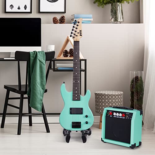 30” Electric Guitar & Electric Guitar Accessories With Amp for Kids, Green - Image 2