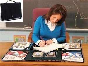 Jumbl 34" Portable and Foldable Organizer Workstation - Black - Image 2