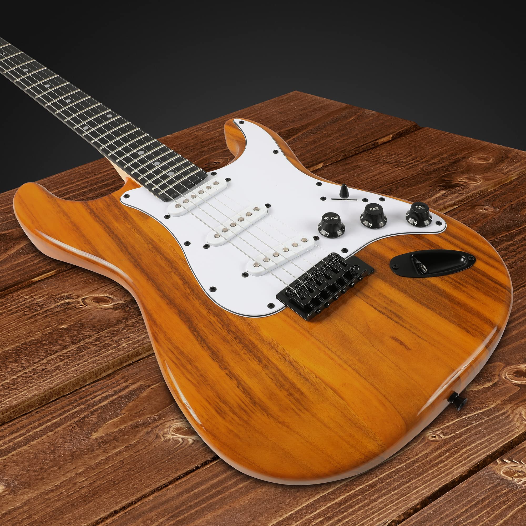 39” Stratocaster CS Series Electric Guitar & Electric Guitar Accessories - Mahogany - Image 4