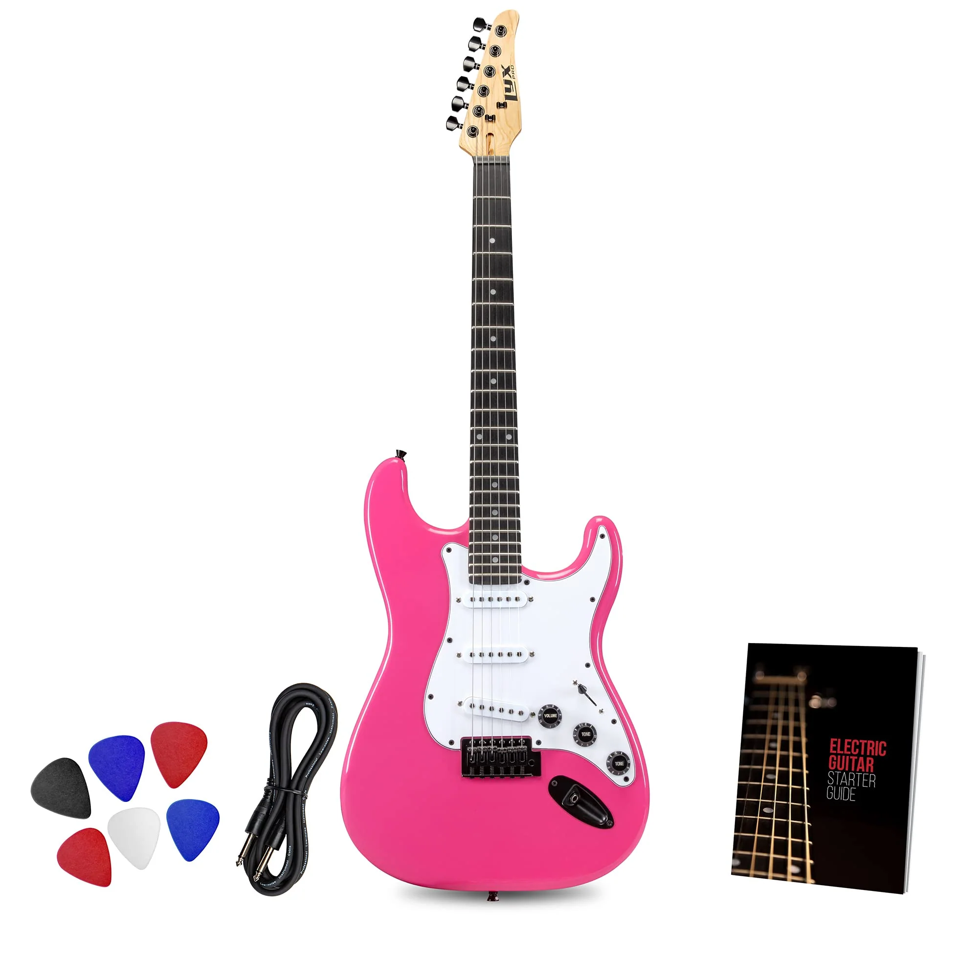 39” Stratocaster CS Series Electric Guitar & Electric Guitar Accessories - Pink