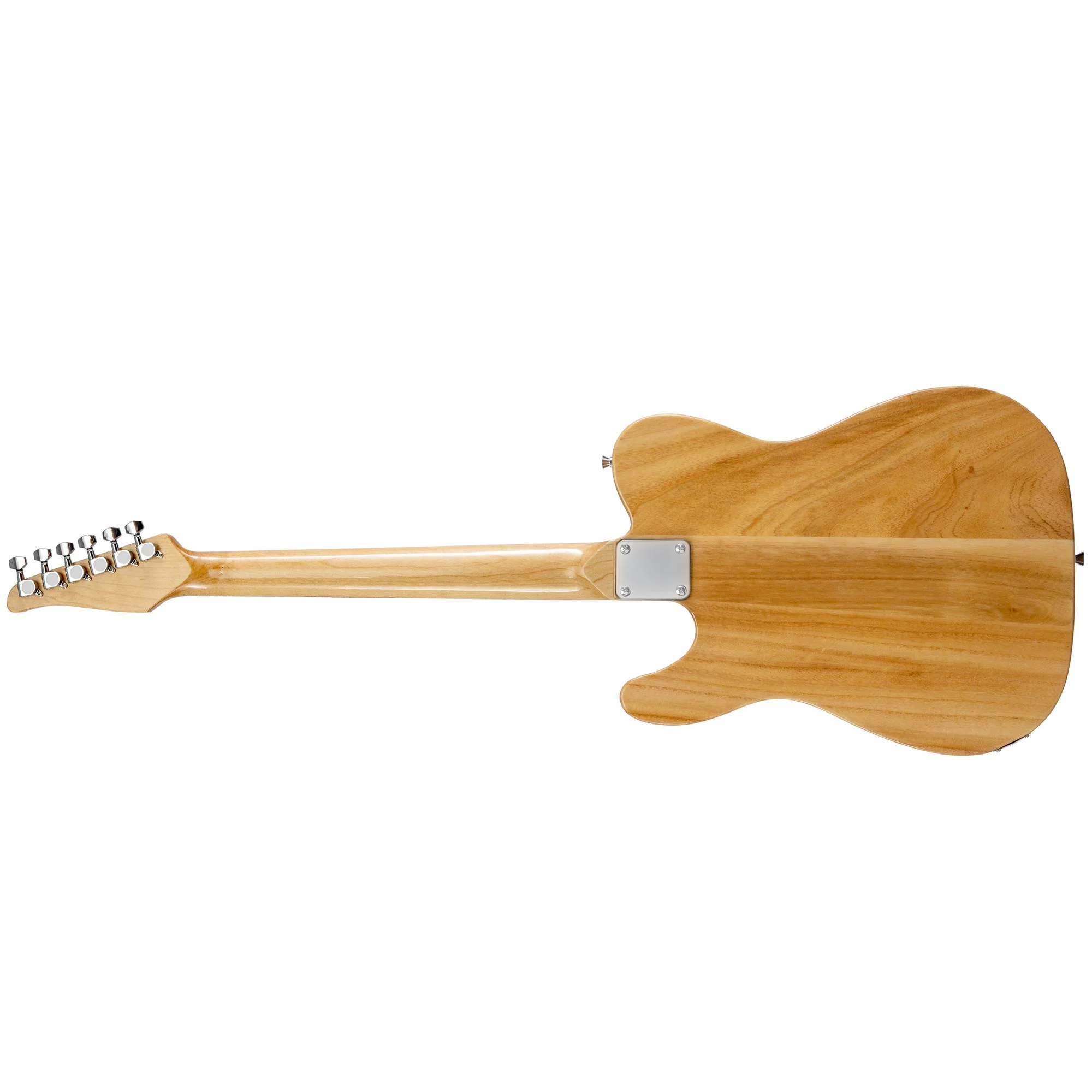 39" Telecaster Electric Guitar, Full-Size Paulownia Body - Natural - Image 2