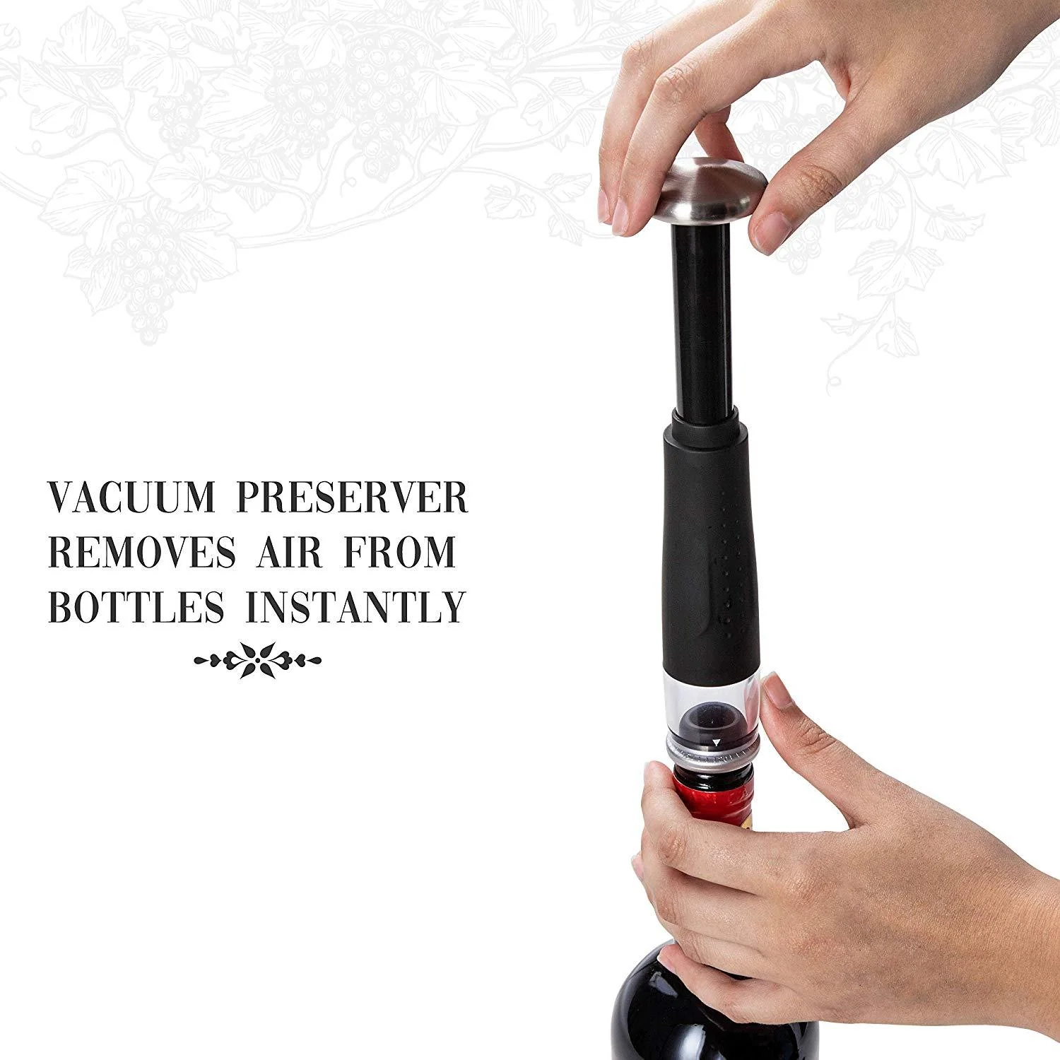 Electric Wine Opener, 7-Piece Wine Gift Set, Electric Bottle Opener, Wine Aerator Pourer - Image 6