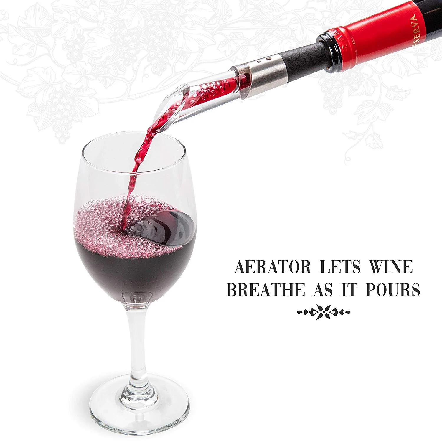 Electric Wine Opener, 7-Piece Wine Gift Set, Electric Bottle Opener, Wine Aerator Pourer - Image 7