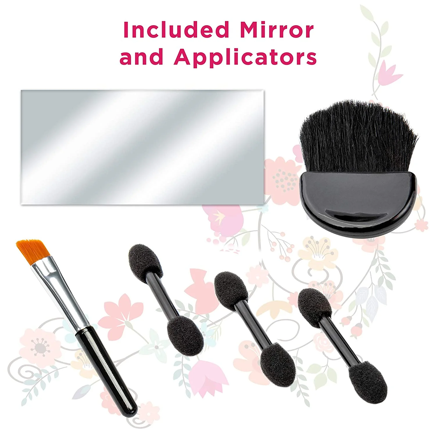 Vokai 74 Piece Makeup Kit Gift Set, Brushes, Eye Shadows, Lipstick & More (New York Case) - Image 5