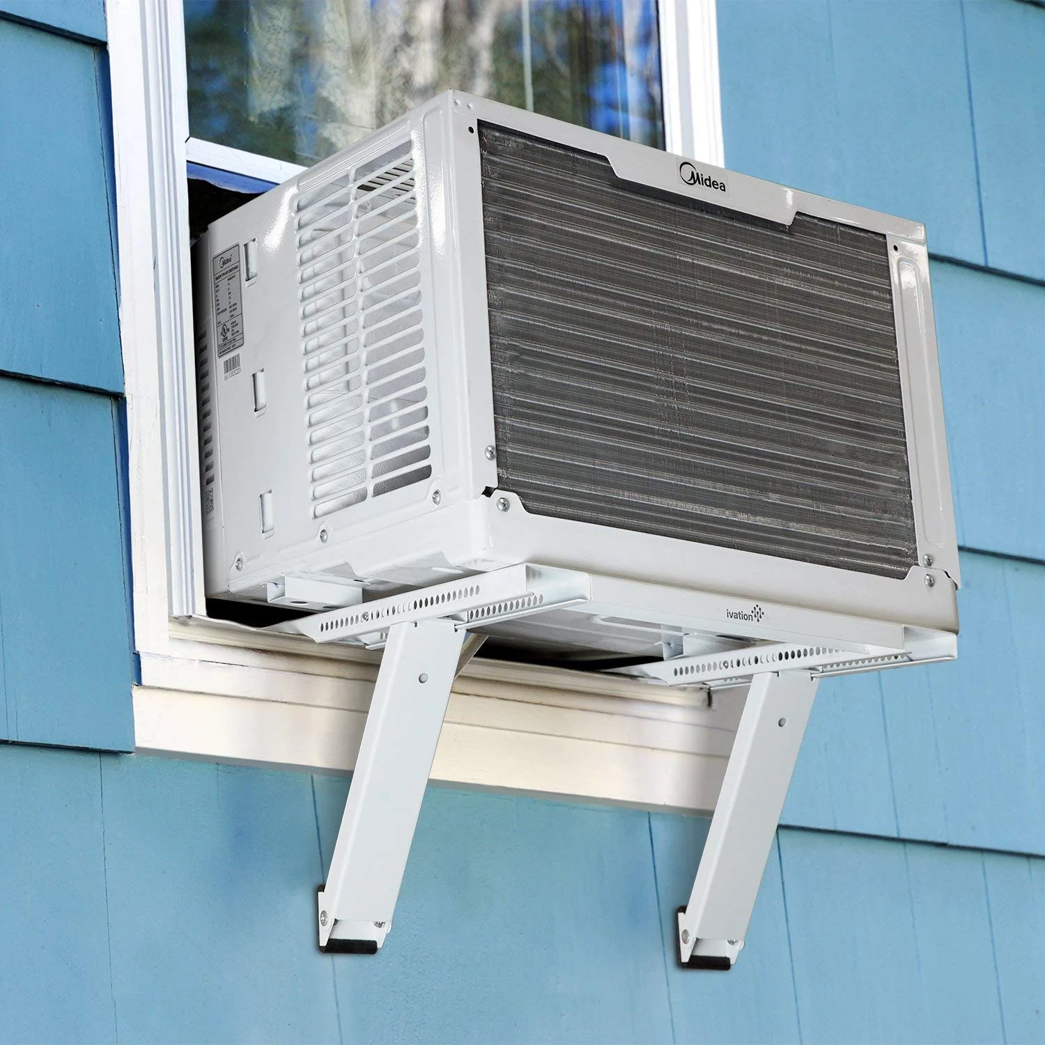 Air Conditioner Support Bracket, No Tools and No Drill AC Support Bracket Holds up to 200 lbs - Image 8