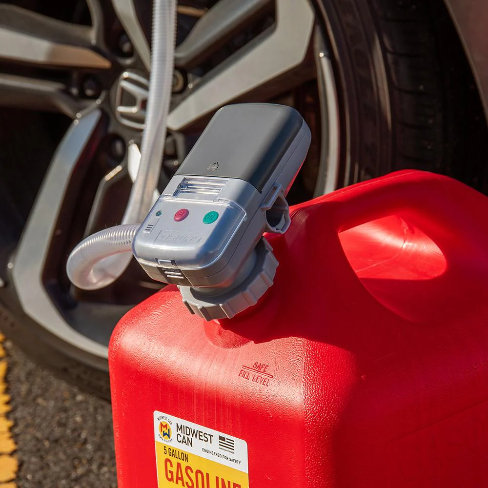 Plastic Automatic Fuel Transfer Pump Siphon with Auto-Stop Battery Powered 48 in. Hose - Image 10