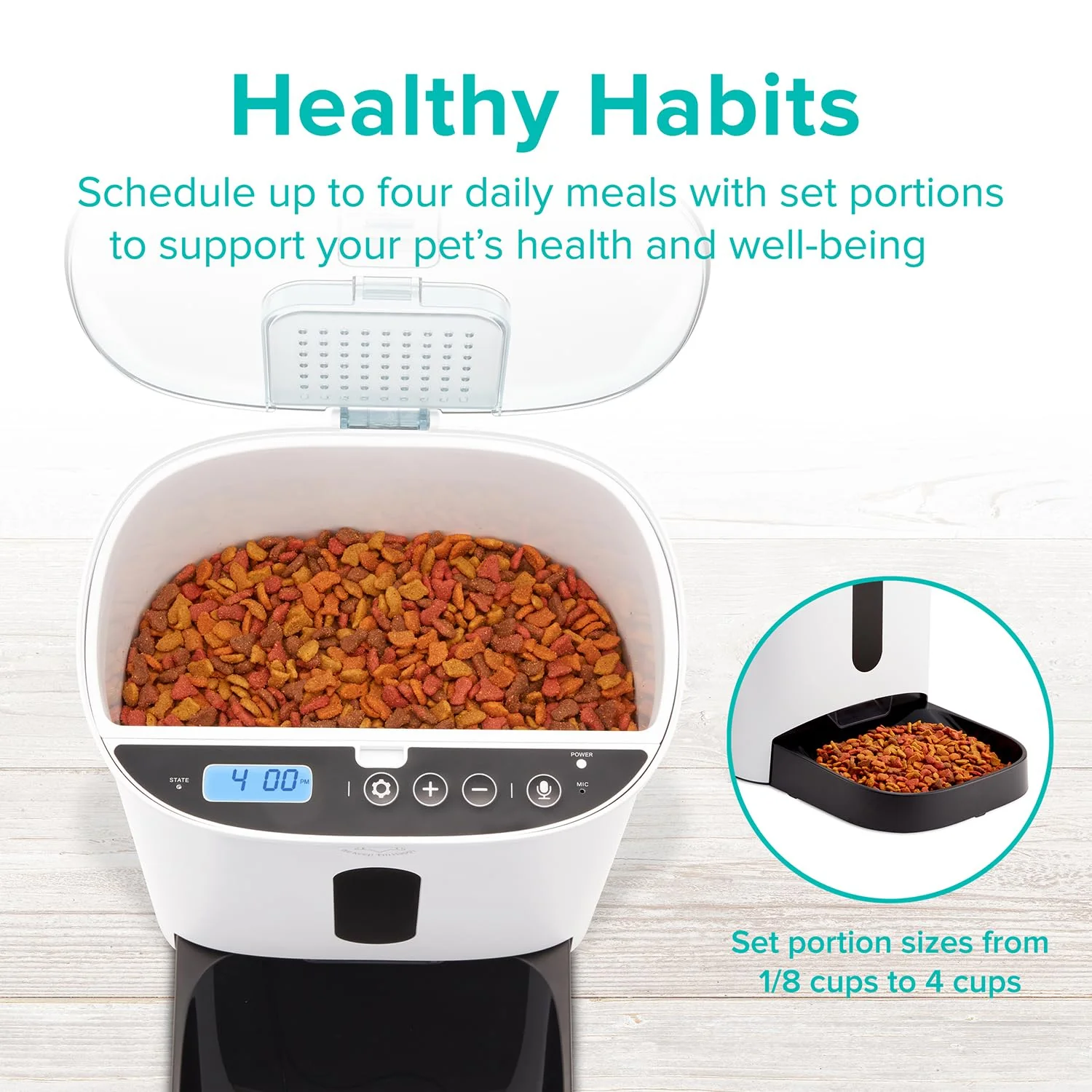Smart Automatic Pet Feeder Programmable Food Dispenser for Dogs & Cats - Image 6