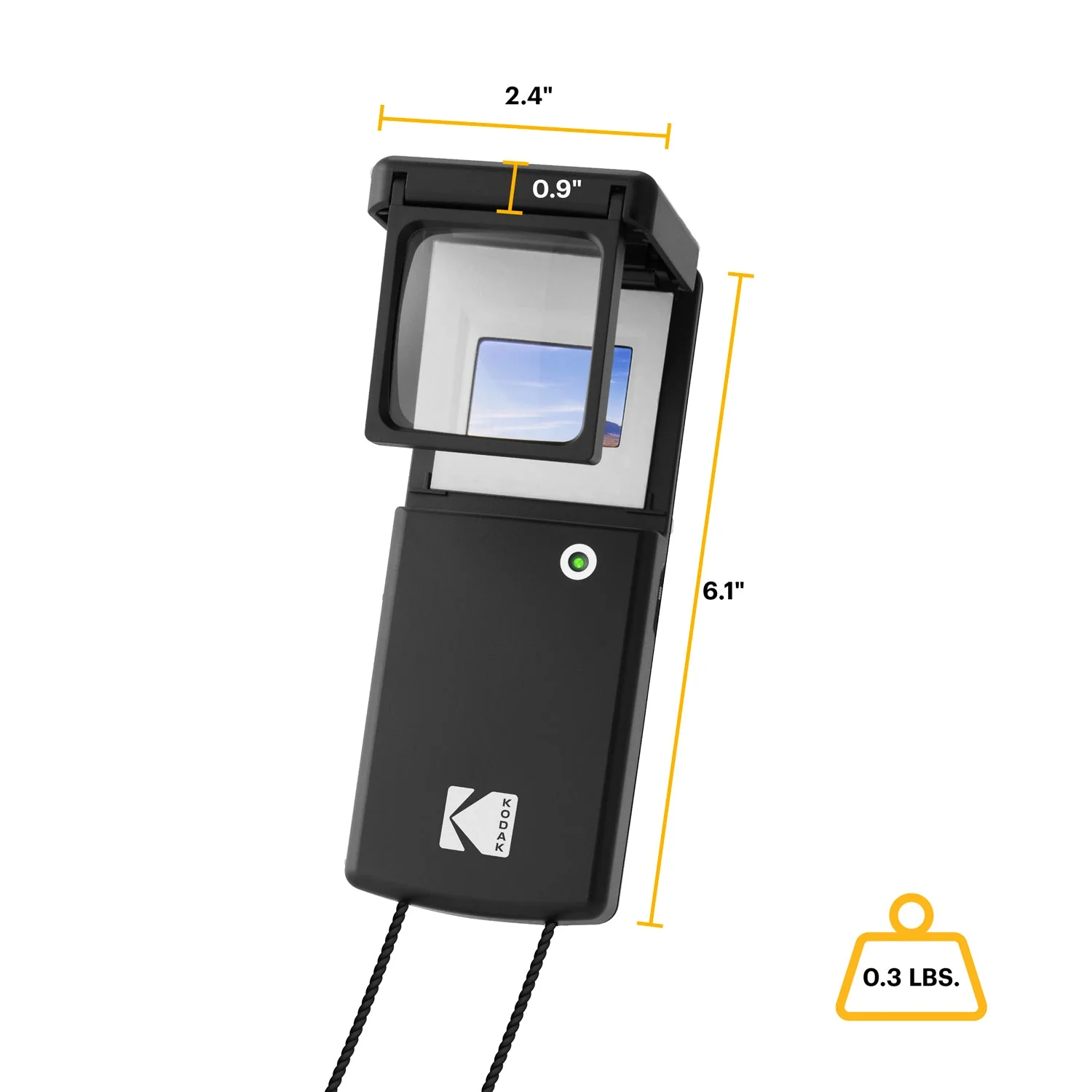 Kodak 1.8x Magnifying LED Slide Viewer | Compact Portable - Image 4