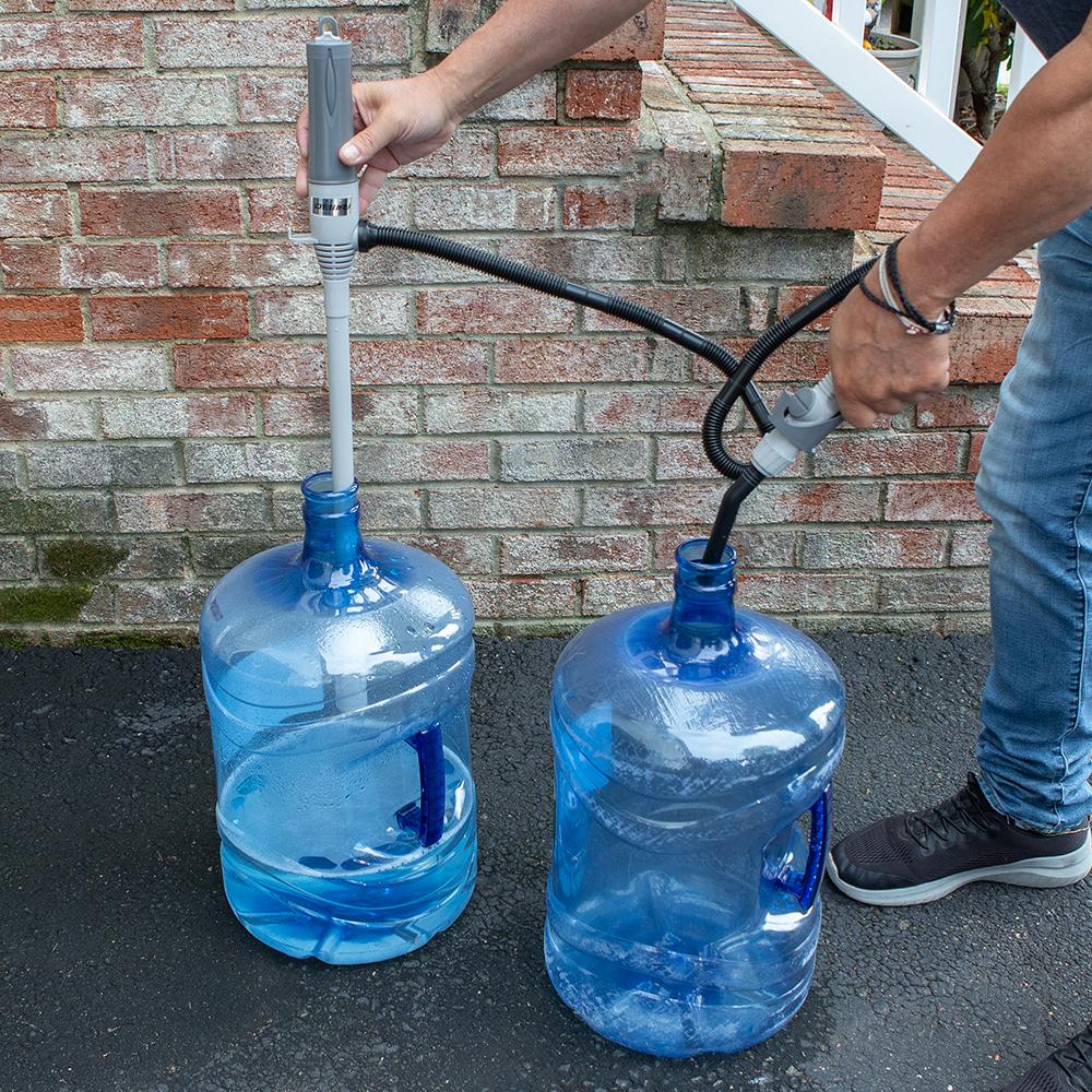 Automatic Battery Powered Fuel Transfer Pump w/Nozzle for Quick Flow Control & Stop - Image 8