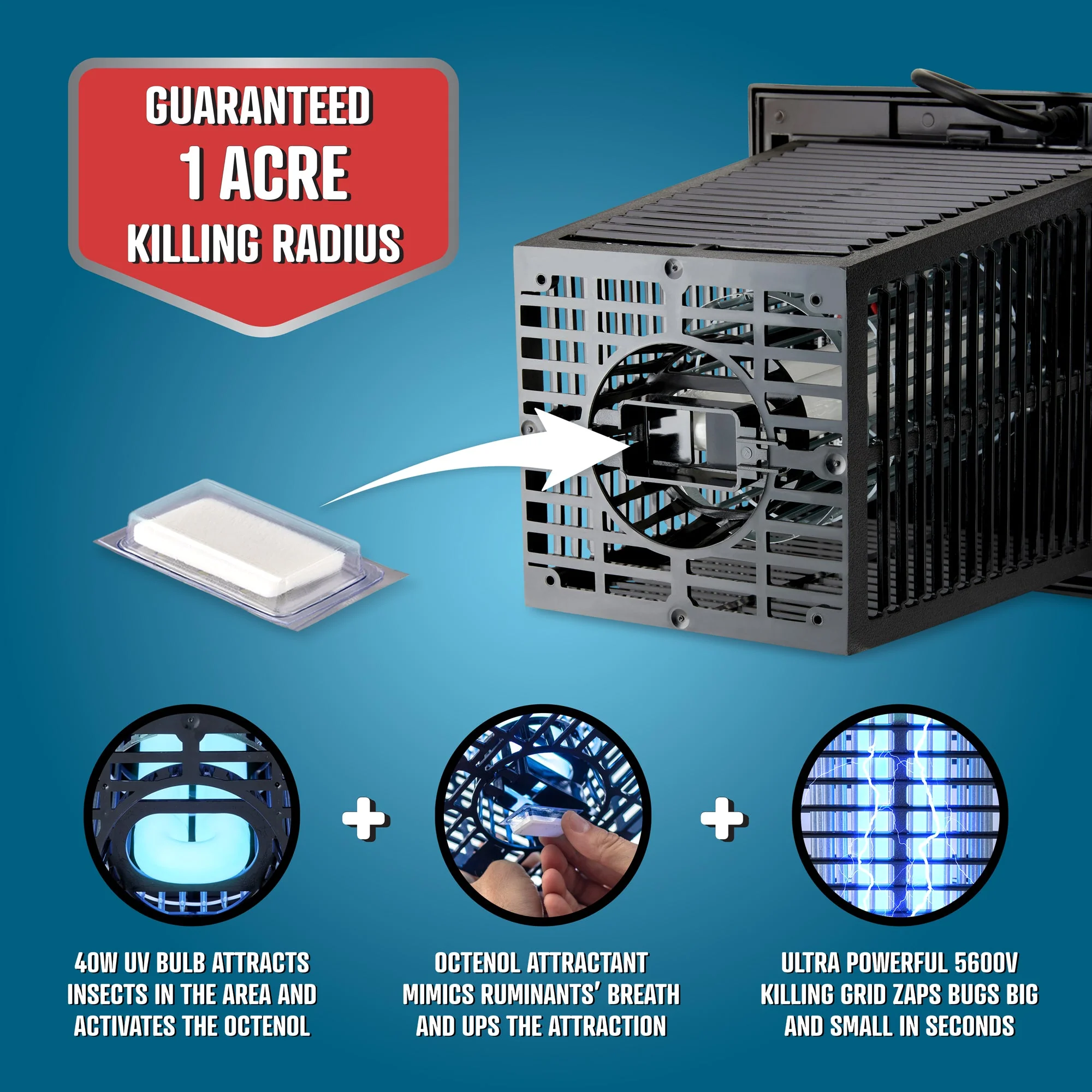 Flowtron 40W Outdoor Bug Zapper, 1 acre coverage - Image 3