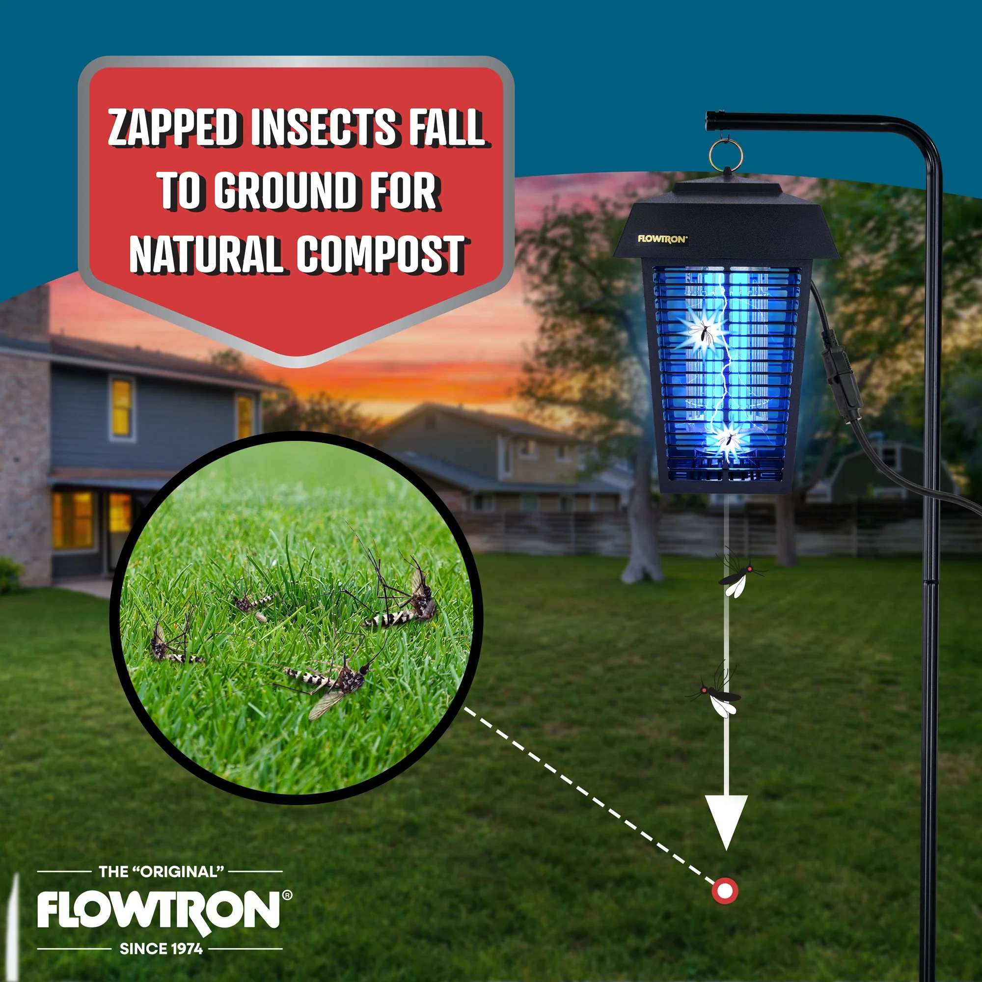 Flowtron 40W Outdoor Bug Zapper, 1 acre coverage - Image 8