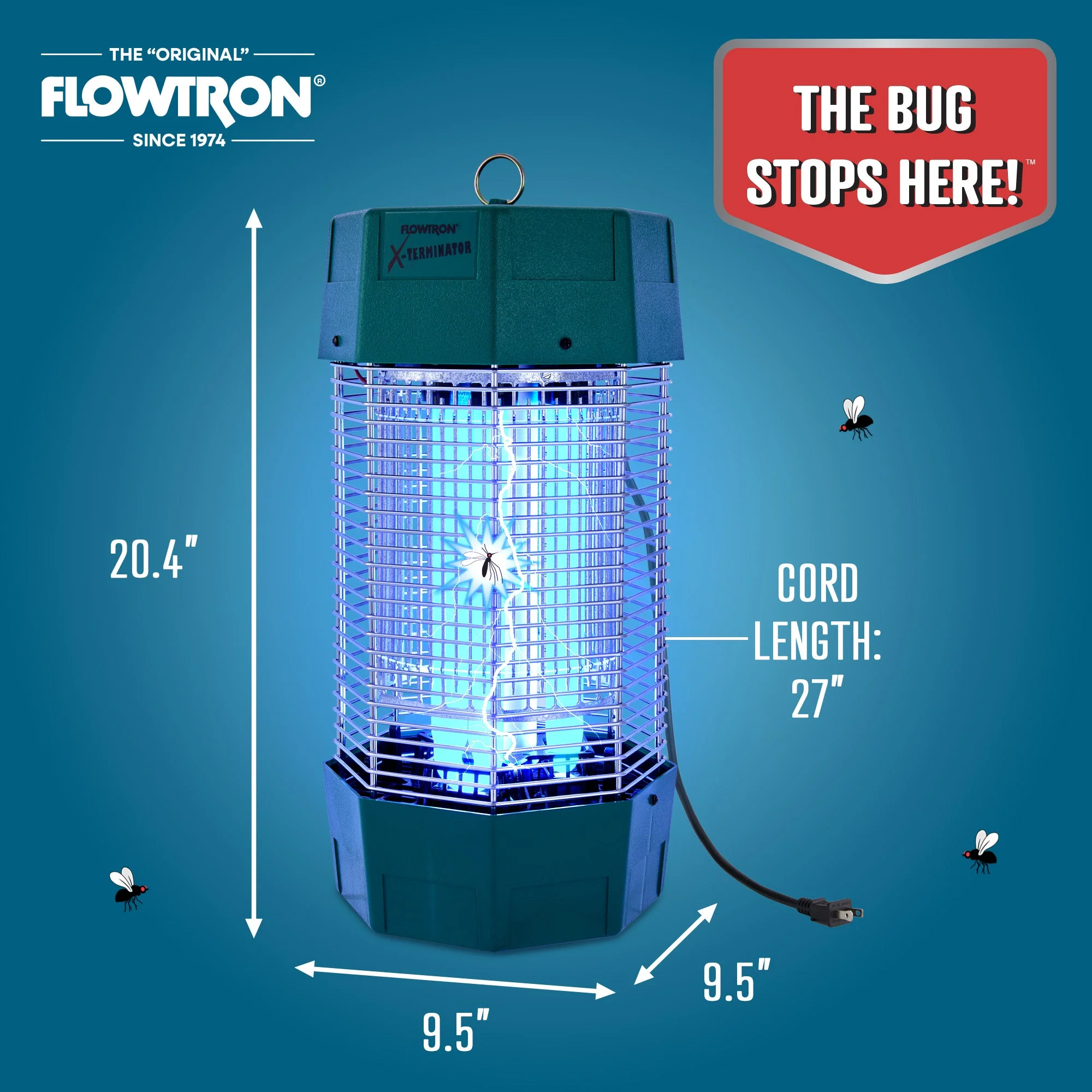 Flowtron 120W Outdoor Bug Zapper, 2 Acre coverage - Image 5