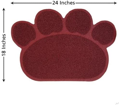 Cat Litter Mat Catcher - Smartgrip Paw-Shaped Grass-Like Material Traps Catches Litter - 24 x 18 - Image 9