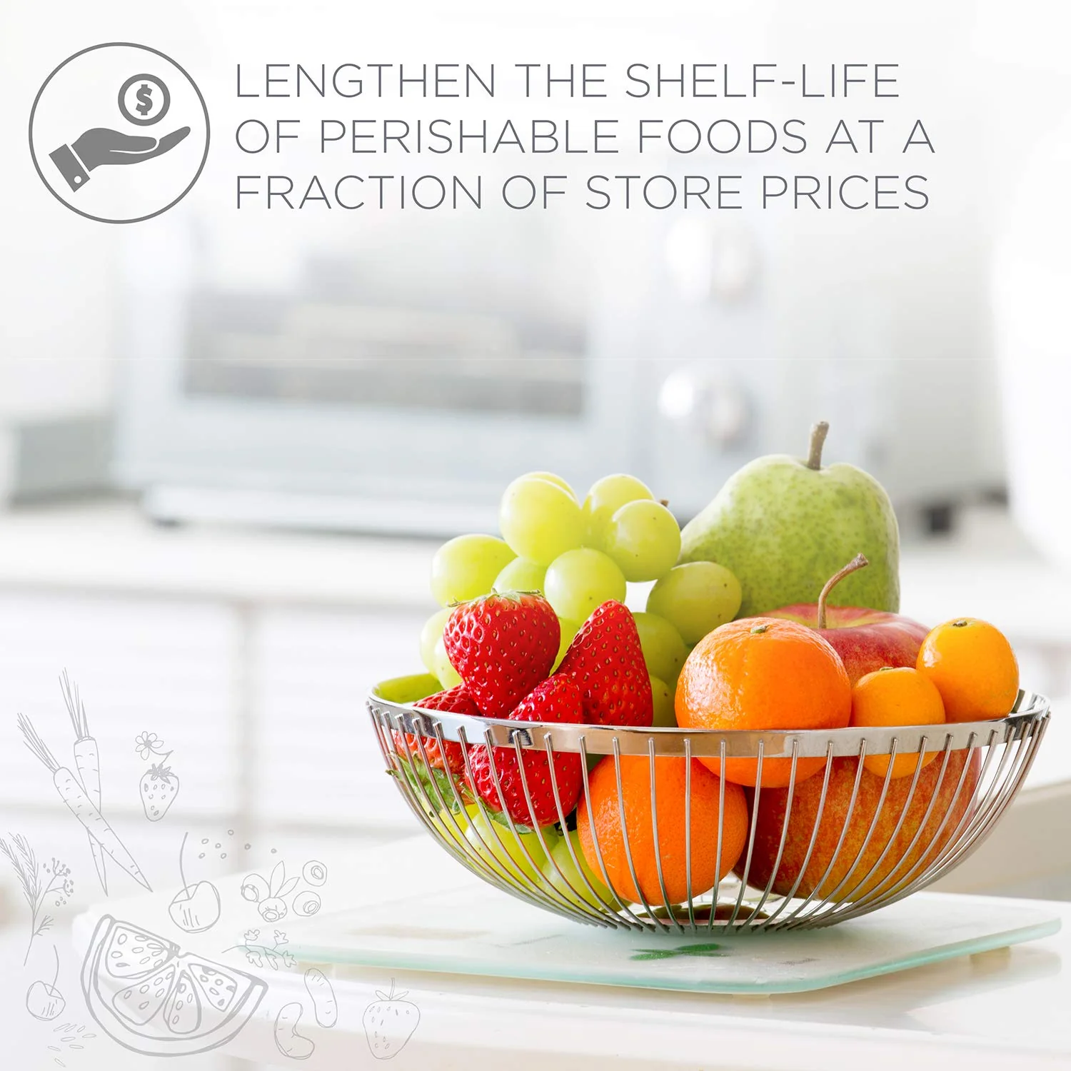 6 Tray Digital Food Dehydrator, Dehydrator Machine with Temperature Settings and Shutoff Timer - Image 7