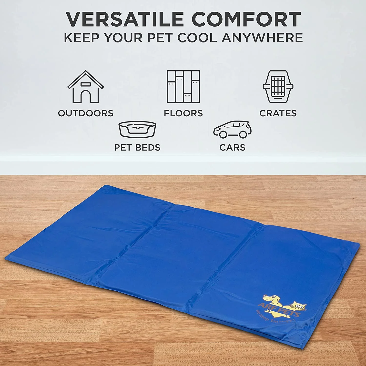Dog Self Cooling Mat for Kennels, Crates and Beds, Durable Solid Cooling Gel - Small - Image 6