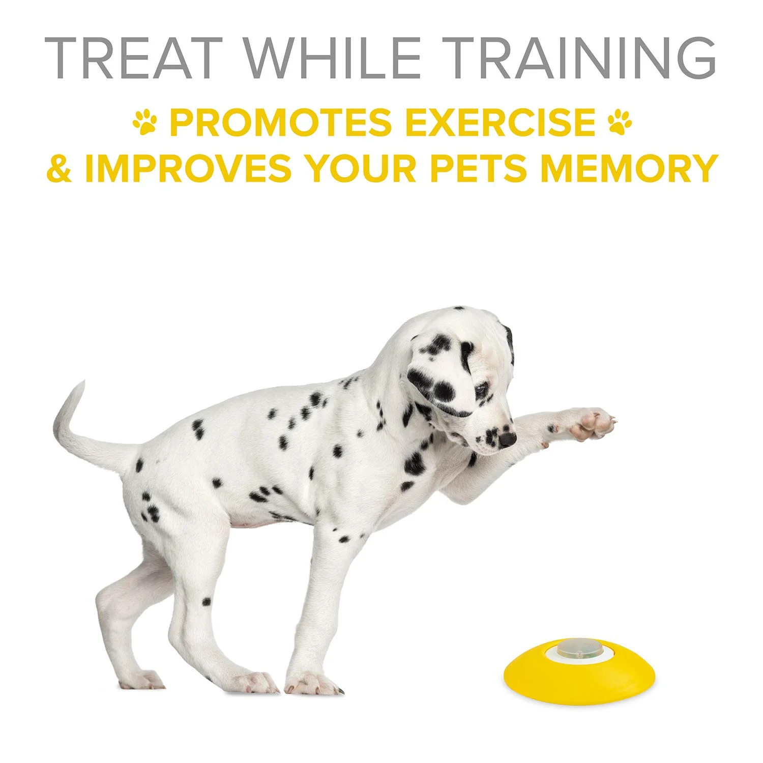 Arf Pets Dog Treat Dispenser with Button – Dog Memory Training Toy Promotes Exercise - 2 Buttons - Image 2