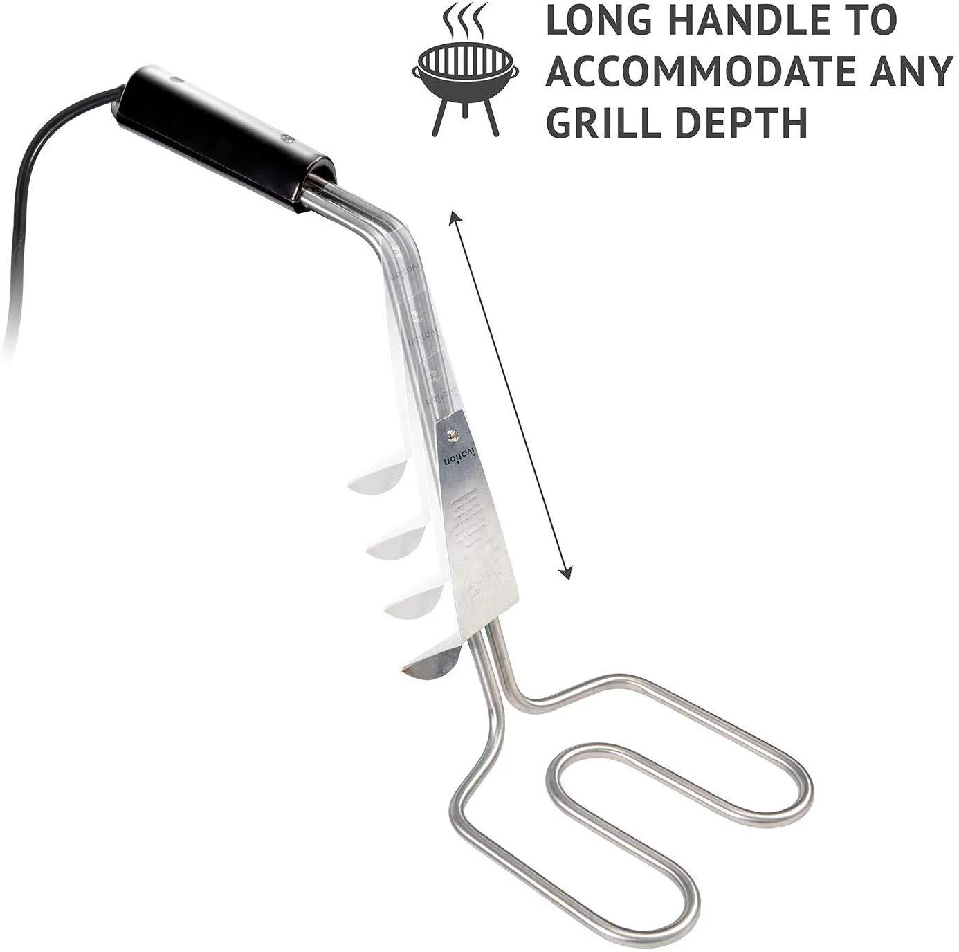 Ivation Premium 500W Electric Charcoal Starter, Double-Ring Charcoal Grill Starter - Image 7