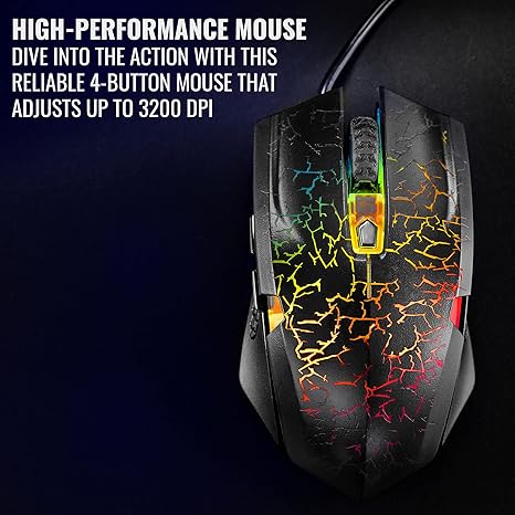 Ritz Gear Gaming PC Bundle, 4-in-1 LED Gaming PC Kit with Keyboard, Mouse, Mouse Pad & Headset - Image 15