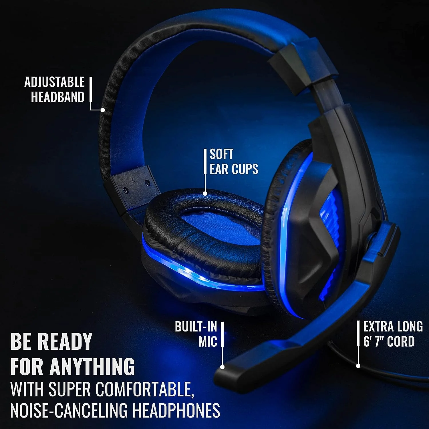 Ritz Gear Gaming PC Bundle, 4-in-1 LED Gaming PC Kit with Keyboard, Mouse, Mouse Pad & Headset - Image 4
