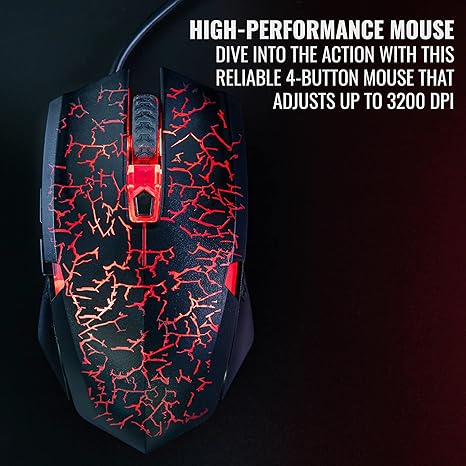 Ritz Gear Gaming PC Bundle, 4-in-1 LED Gaming PC Kit with Keyboard, Mouse, Mouse Pad & Headset - Image 9