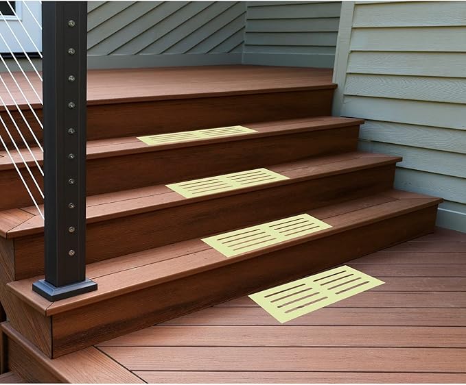 Skymall Glow-in-the-Dark Stair Treads Set of 4 - Image 6