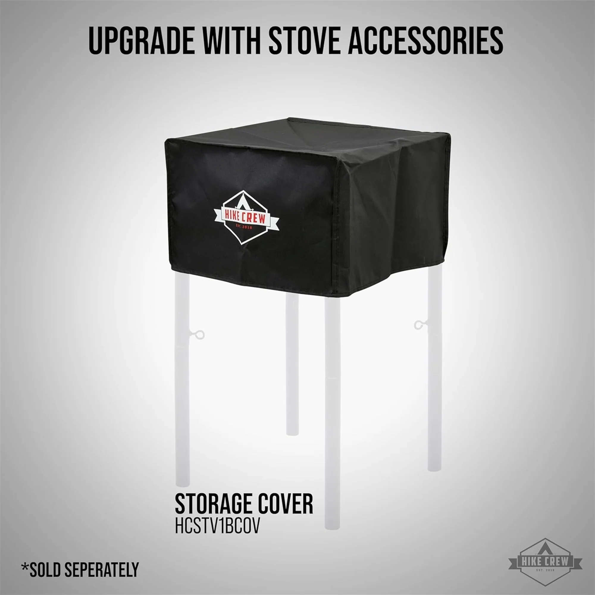 Hike Crew Cast Iron 1-Burner Gas Camping Stove, 75,000 BTU Portable Stove w/Flame. - Image 2