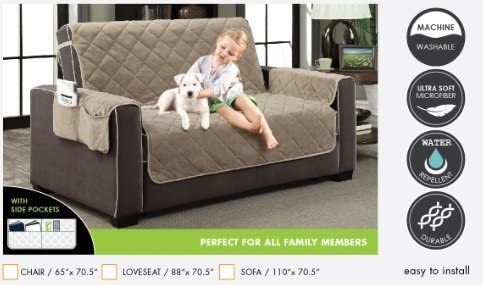 Home Dynamix Reversible Couch Cover | Spills, Stains, Rips & Wear Protector - Image 4