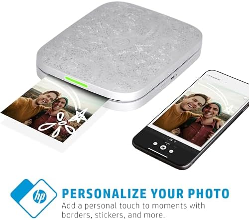HP Sprocket 3x4 Instant Photo Printer – Prints 3.5x4.25” Photos from iOS & Android - White - Image 4