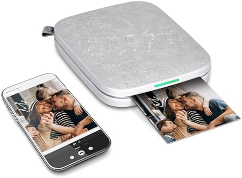 HP Sprocket 3x4 Instant Photo Printer – Prints 3.5x4.25” Photos from iOS & Android - White - Image 7