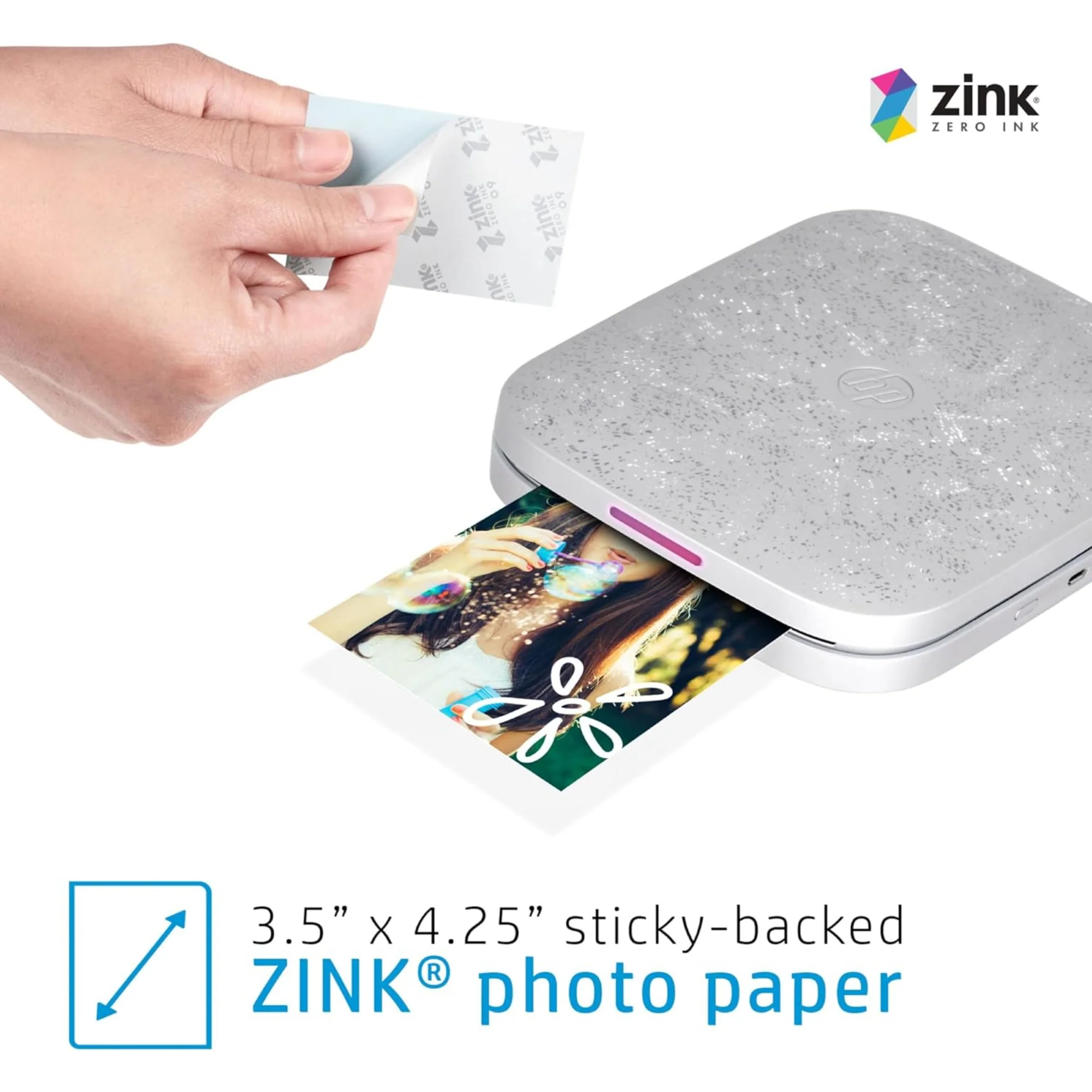 HP Sprocket 3x4 Portable Printer - Instant Photo Printer, Case and Zink Paper Bundle - Image 5