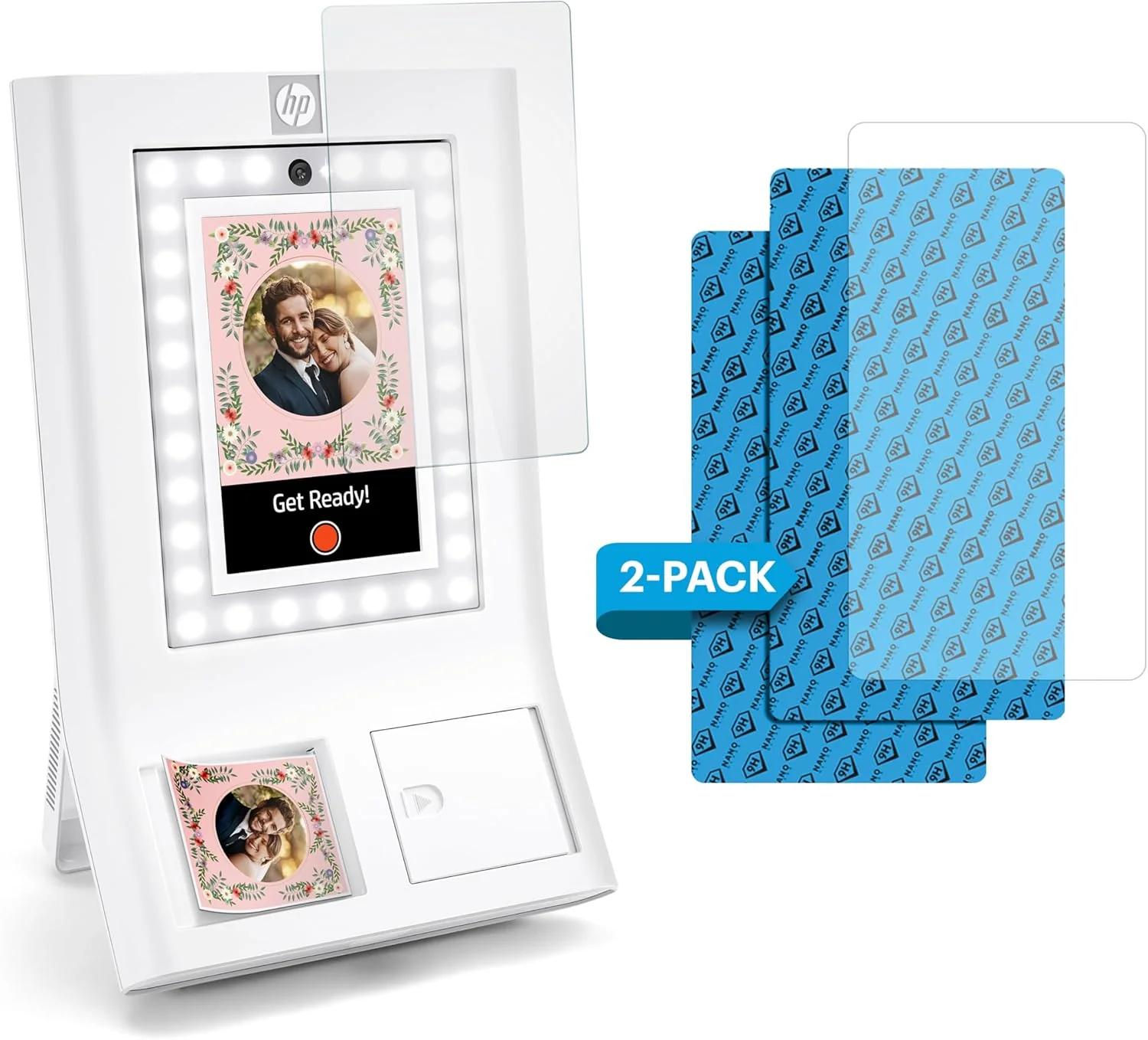 HP Sprocket Photobooth Screen Protector, 9H High-Transparency, Scratch-Resistant Screen Protector
