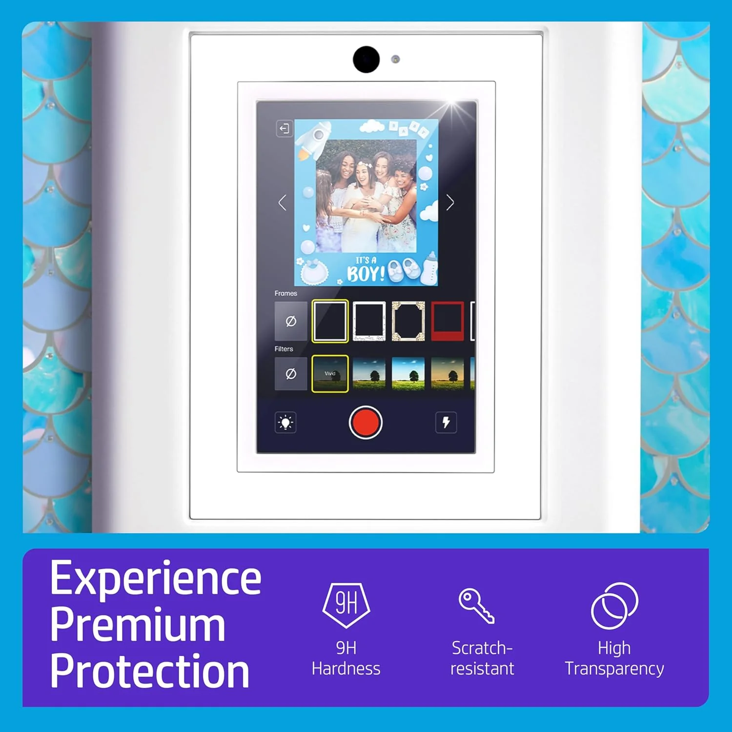 HP Sprocket Photobooth Screen Protector, 9H High-Transparency, Scratch-Resistant Screen Protector - Image 2