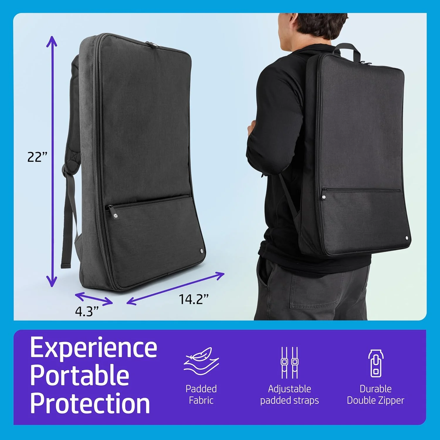 HP Sprocket Photobooth Travel Backpack (Black), Exclusively for the HP Sprocket Photobooth Printer - Image 2