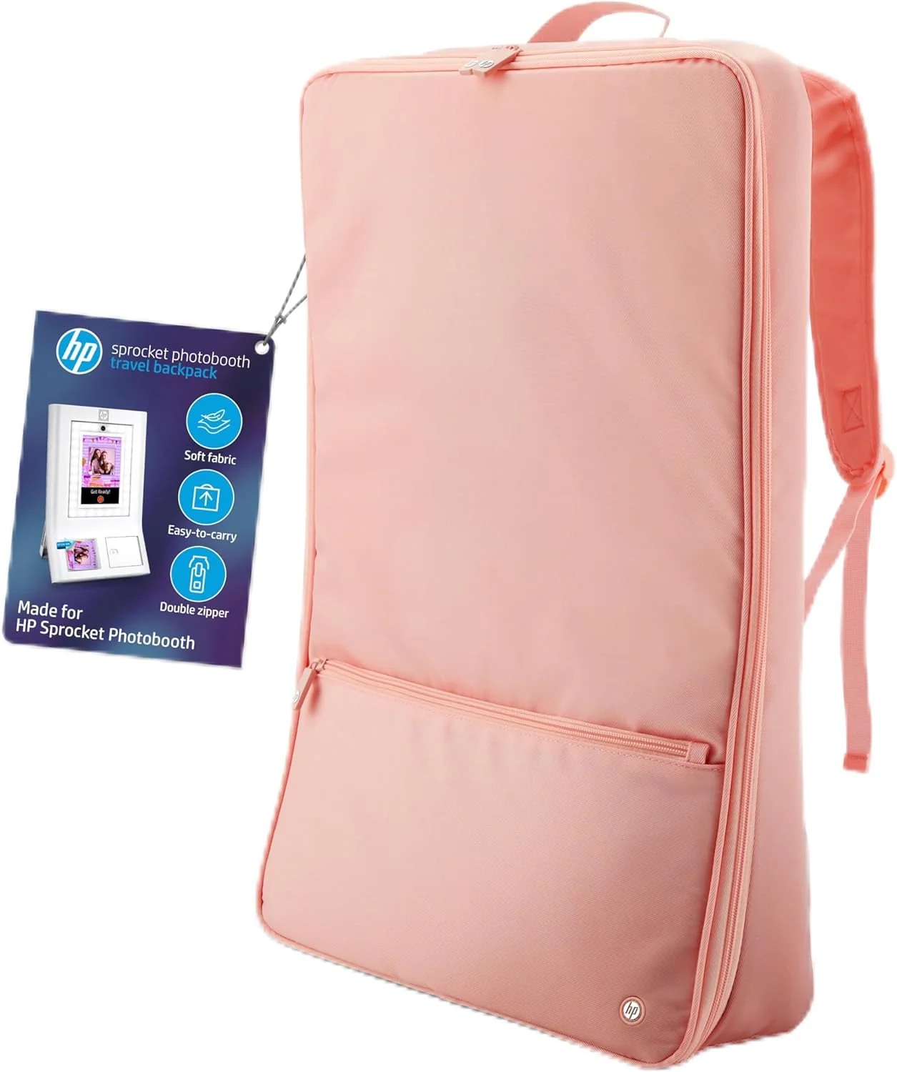HP Sprocket Photobooth Travel Backpack (Pink), Exclusively for the HP Sprocket Photobooth Printer