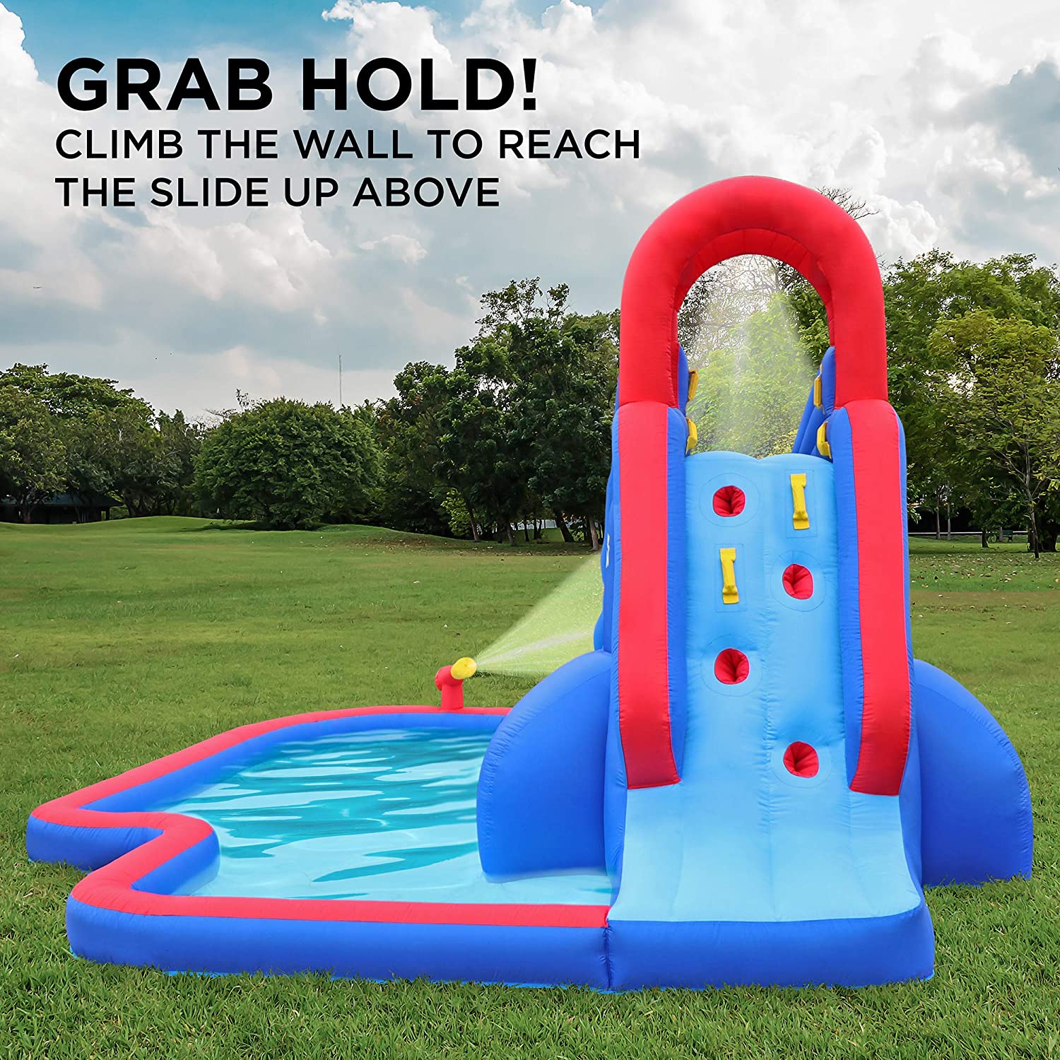 Inflatable Water Park with Slide and Water Gun - Image 4