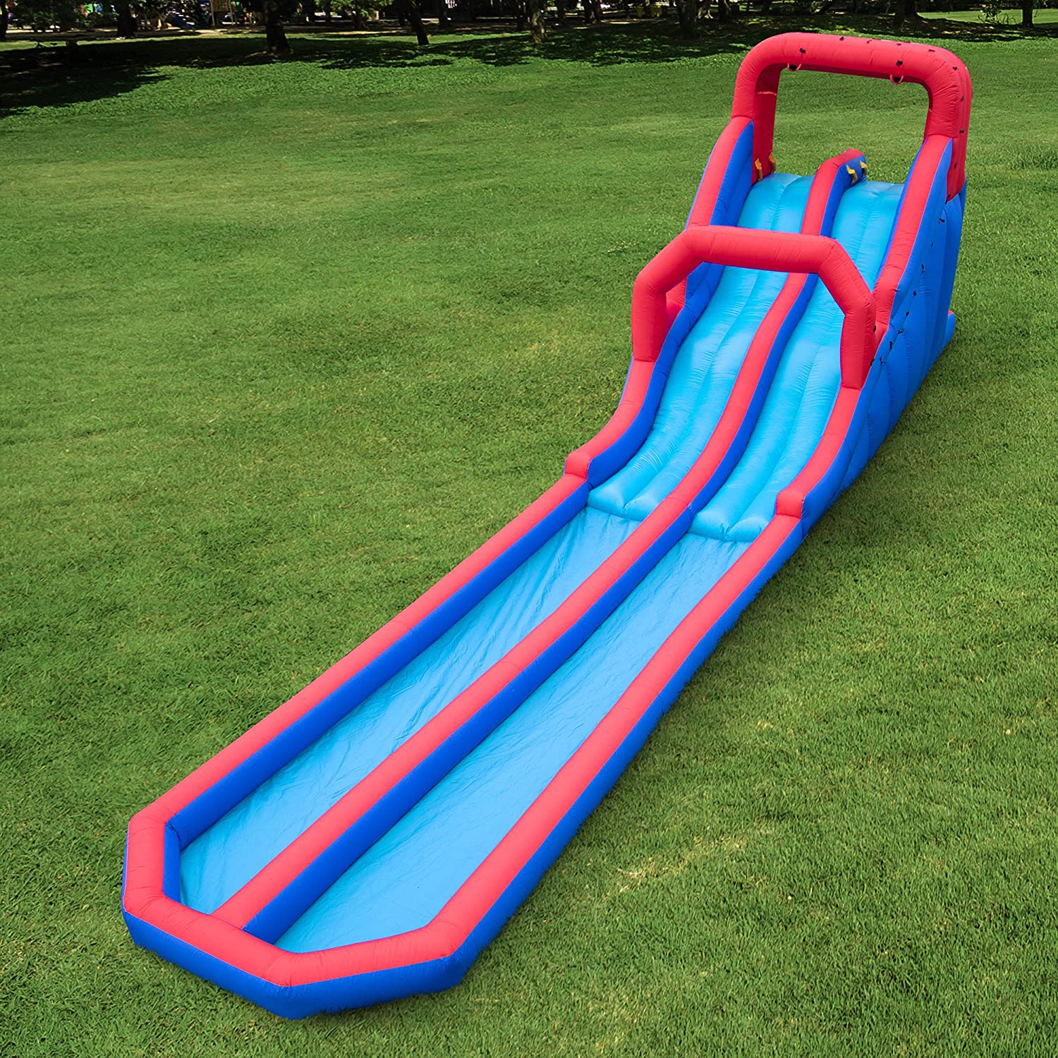 Inflatable Water Slide with Dual Climbing Walls and Slides - Image 5