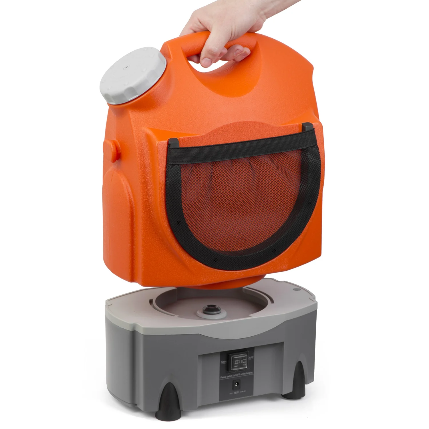 Ivation Multipurpose Portable Spray Washer - Rechargeable Portable Washer with 12V Plug & Wheels - Image 3