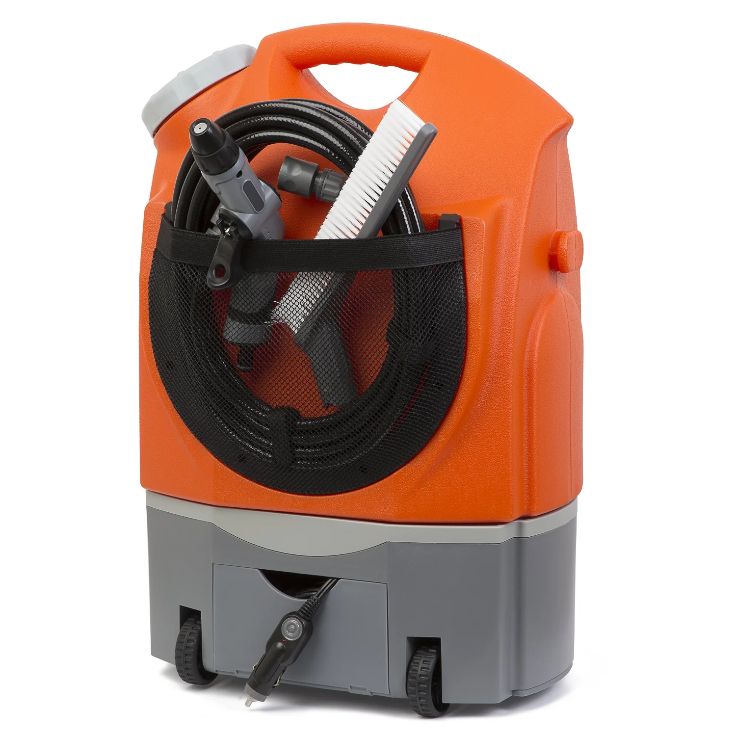 Ivation Multipurpose Portable Spray Washer - Rechargeable Portable Washer with 12V Plug & Wheels - Image 4