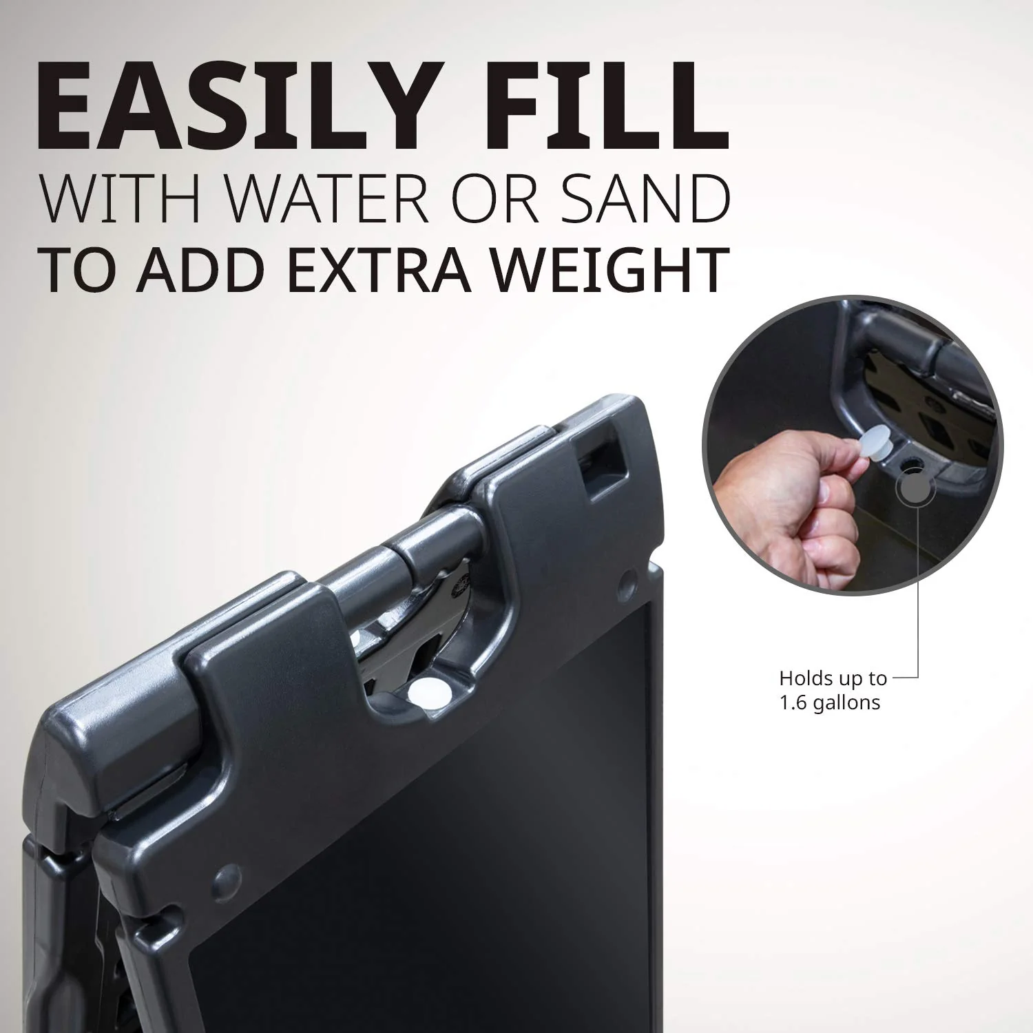 Jumbl A Frame Sandwich Board – 15.7 x 26” Display Sidewalk Sign with PVC Sign Protector (Black) - Image 7