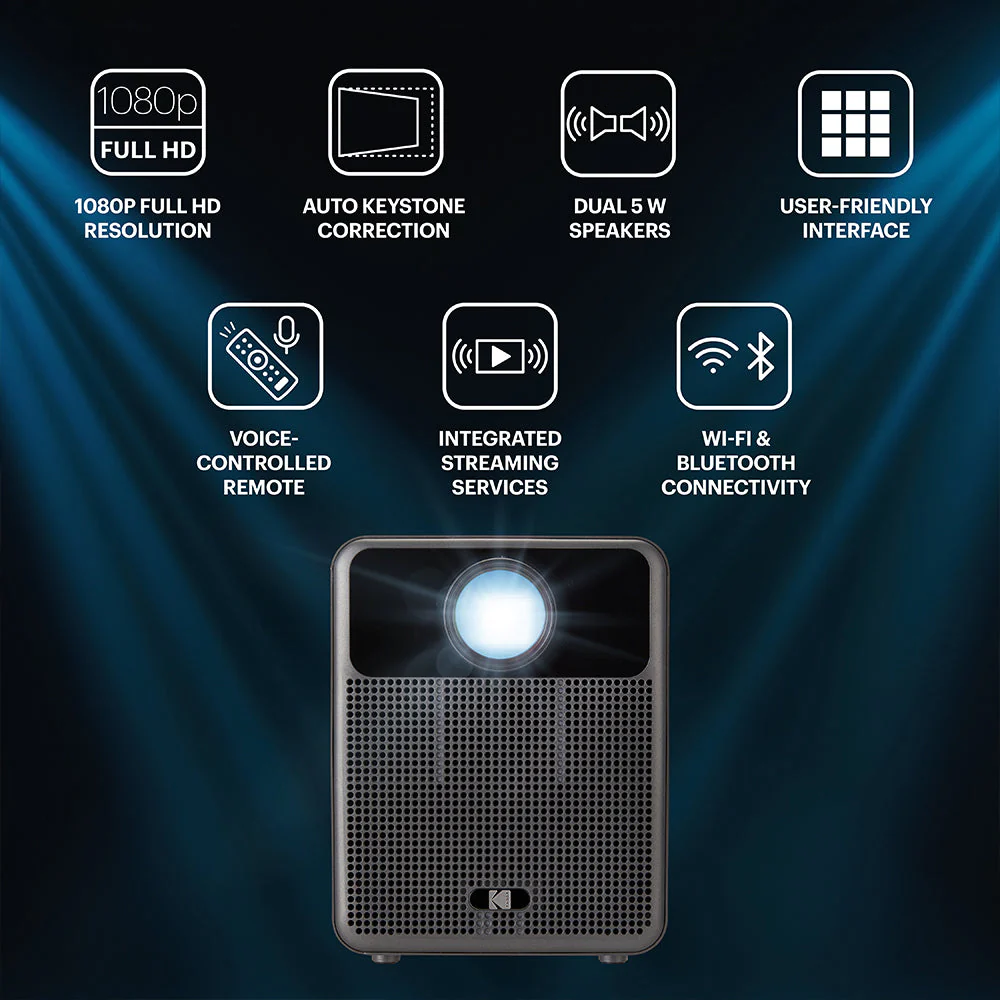 Kodak FLIK HD10 Smart Projector - Image 2