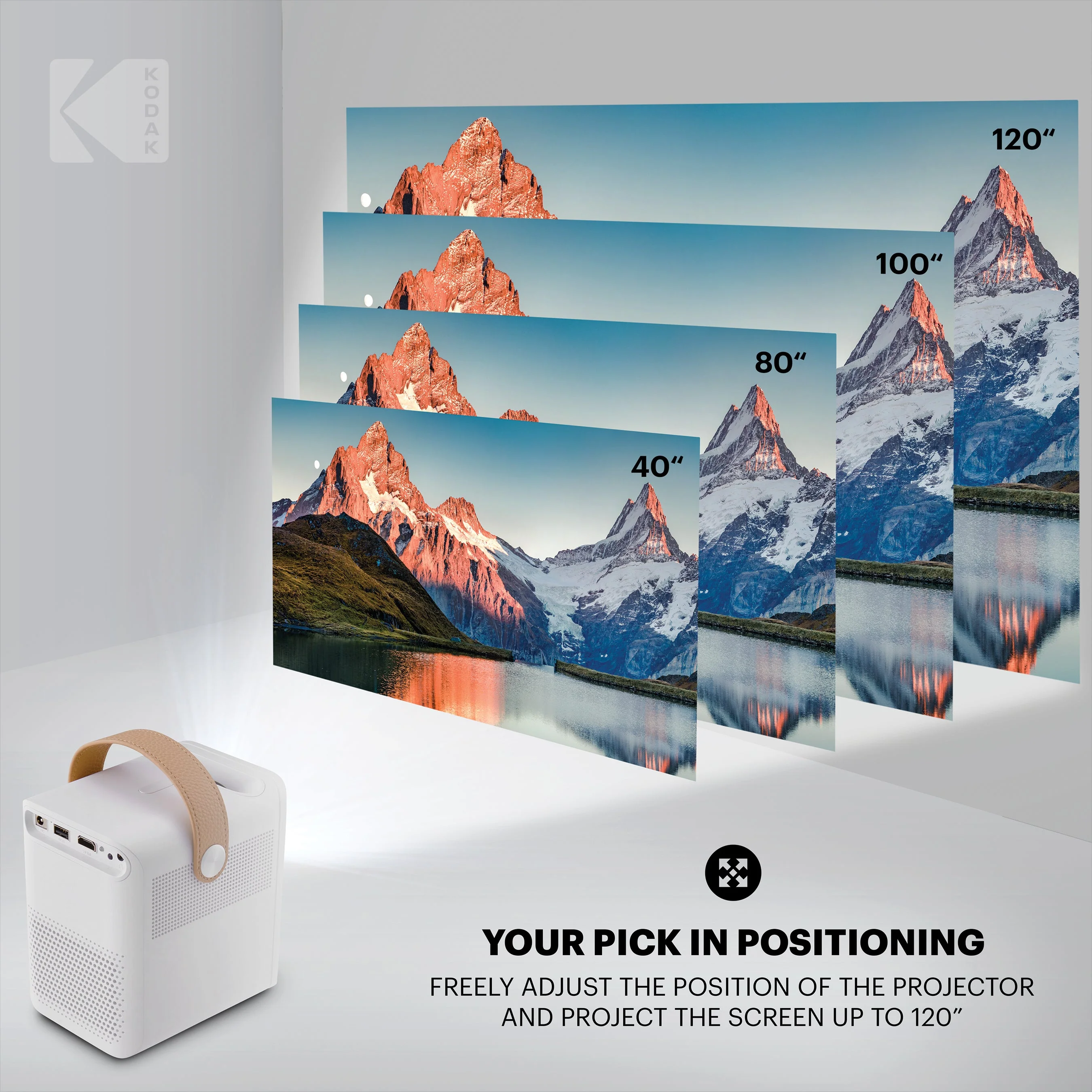 Kodak FLIK HD9 Smart Projector