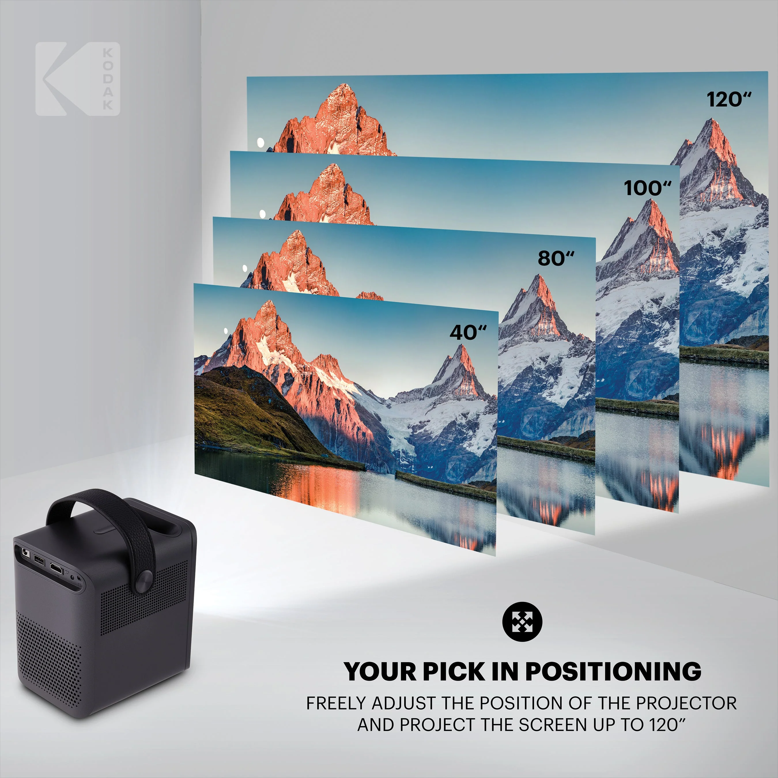Kodak FLIK HD9 Smart Projector - Image 10