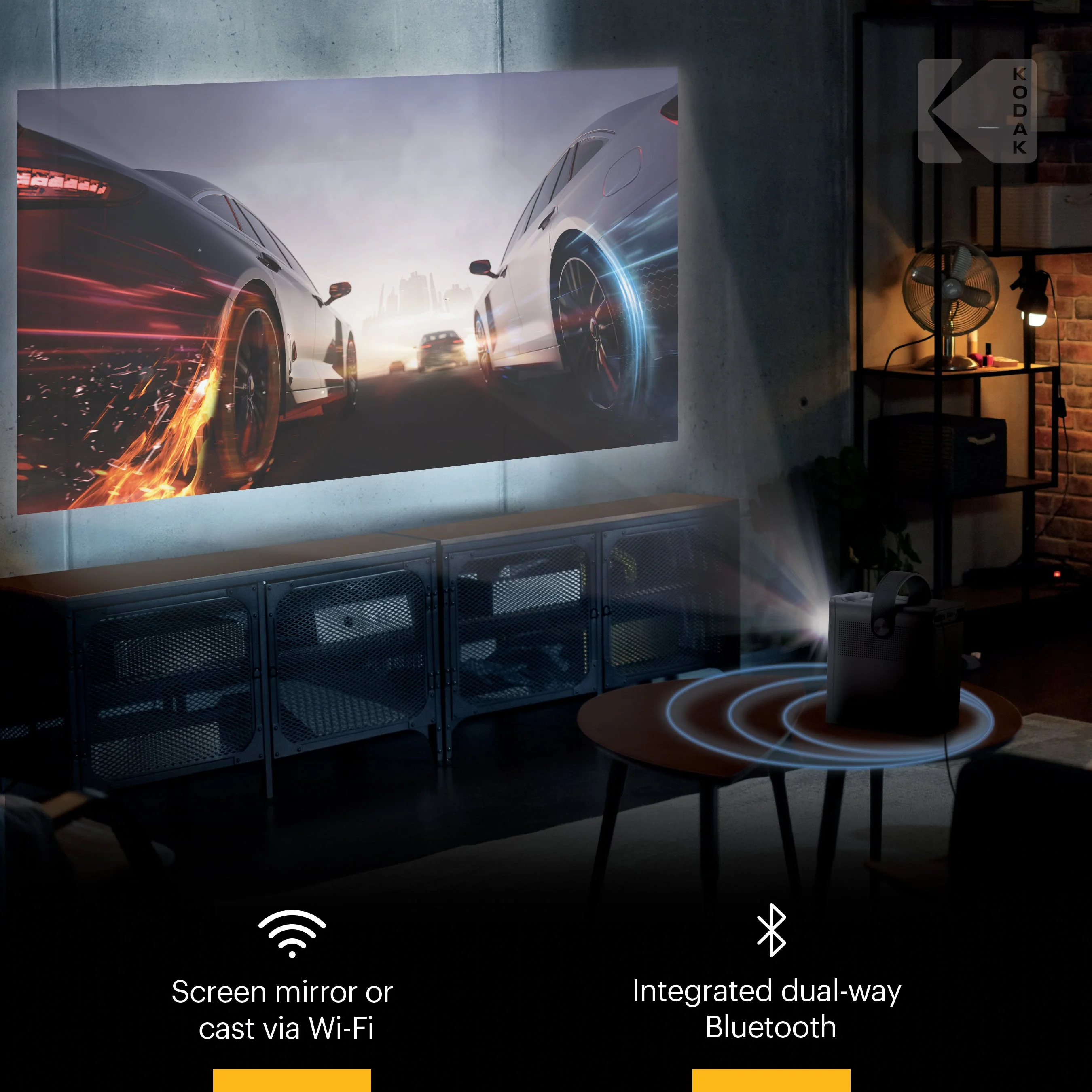 Kodak FLIK HD9 Smart Projector - Image 12